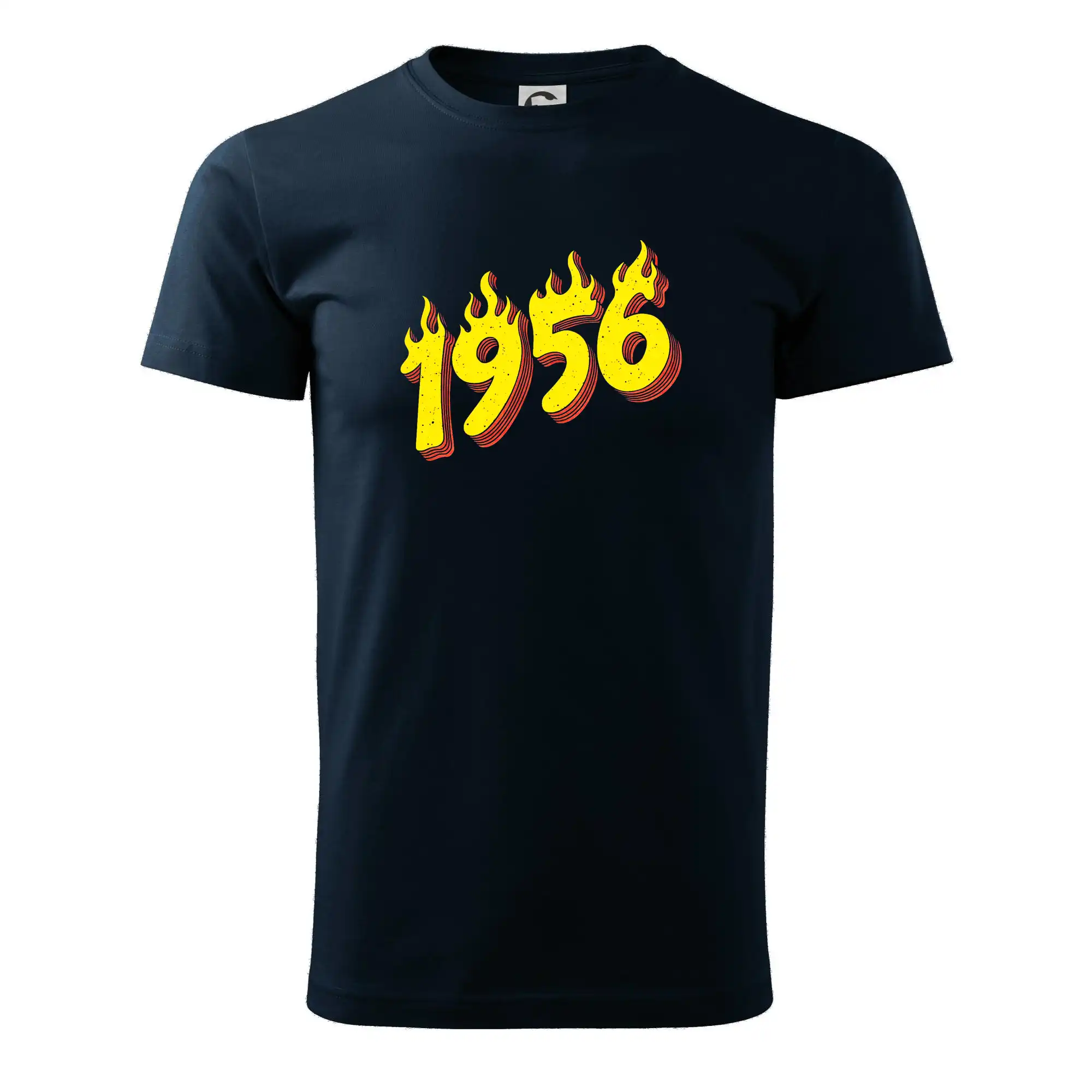 Trička s ročníkom 1956 - Narodeniny v ohni 1956 - Tričko extra veľké  (5-8XL)