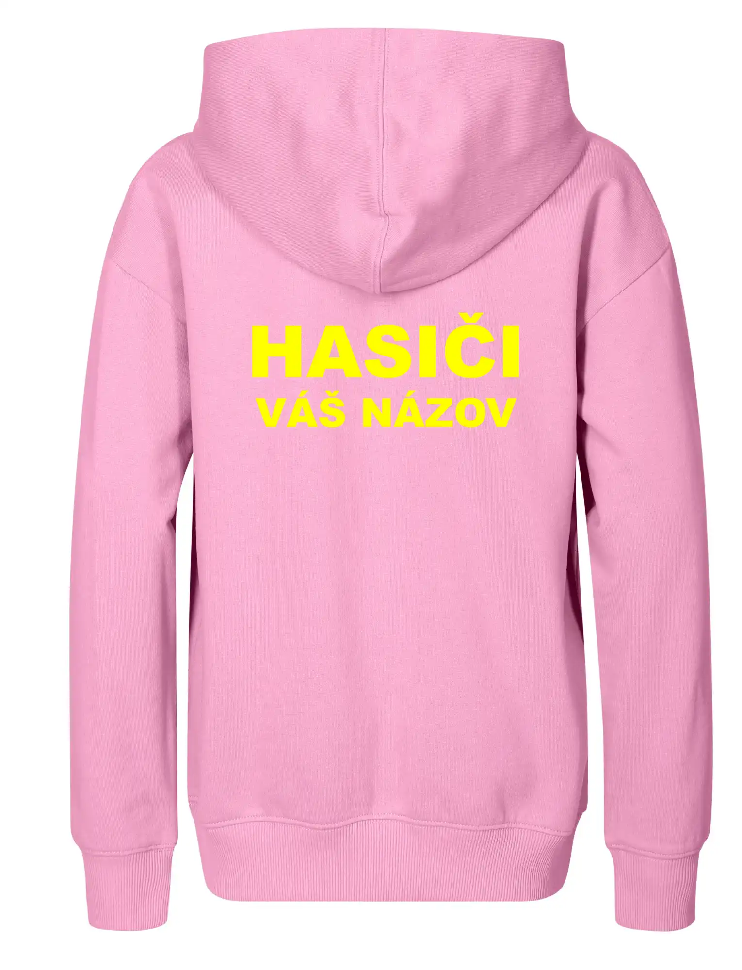 Hasiči - žltý nápis - váš názov zboru