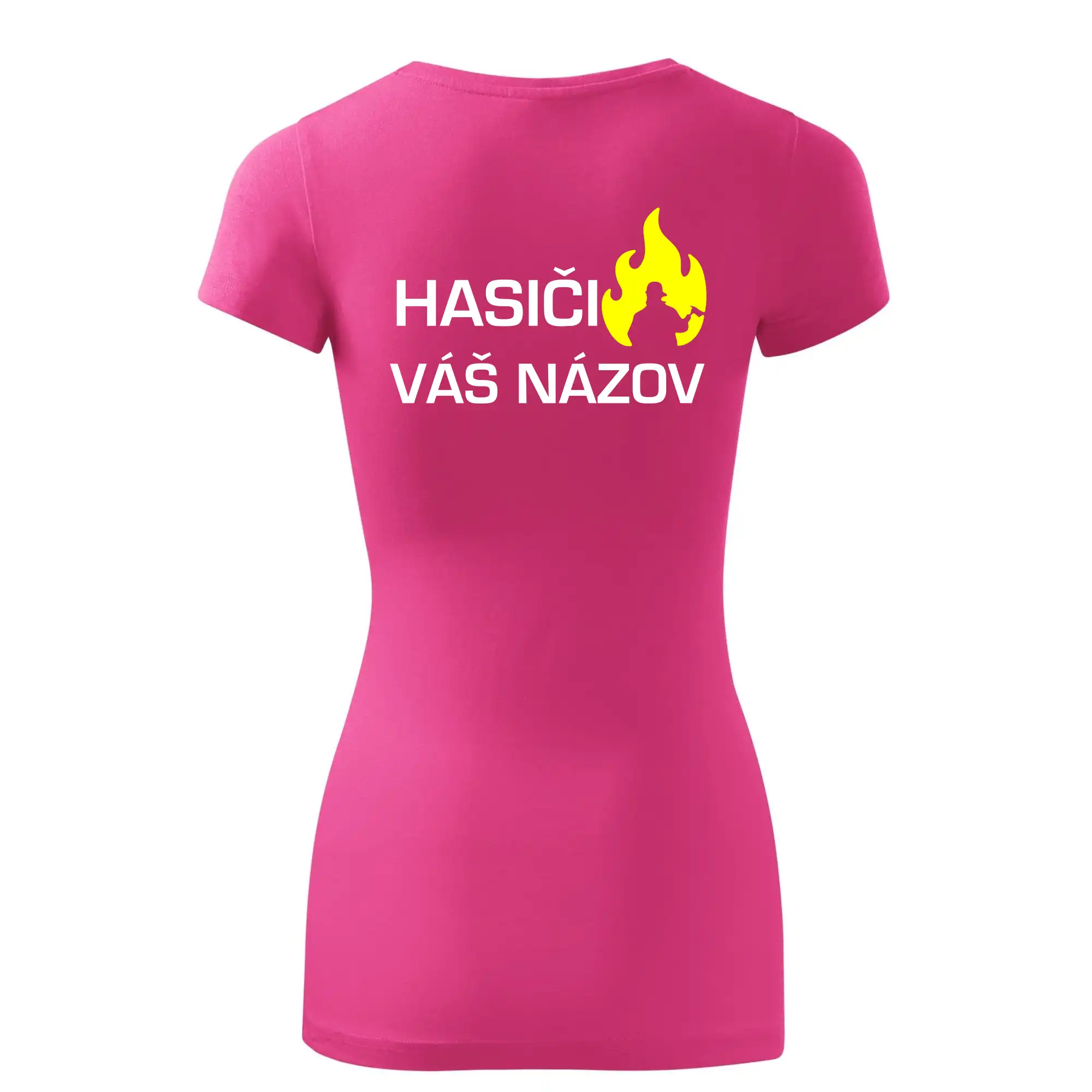 Hasiči - Váš názov - FLUO + Reflexná potlač