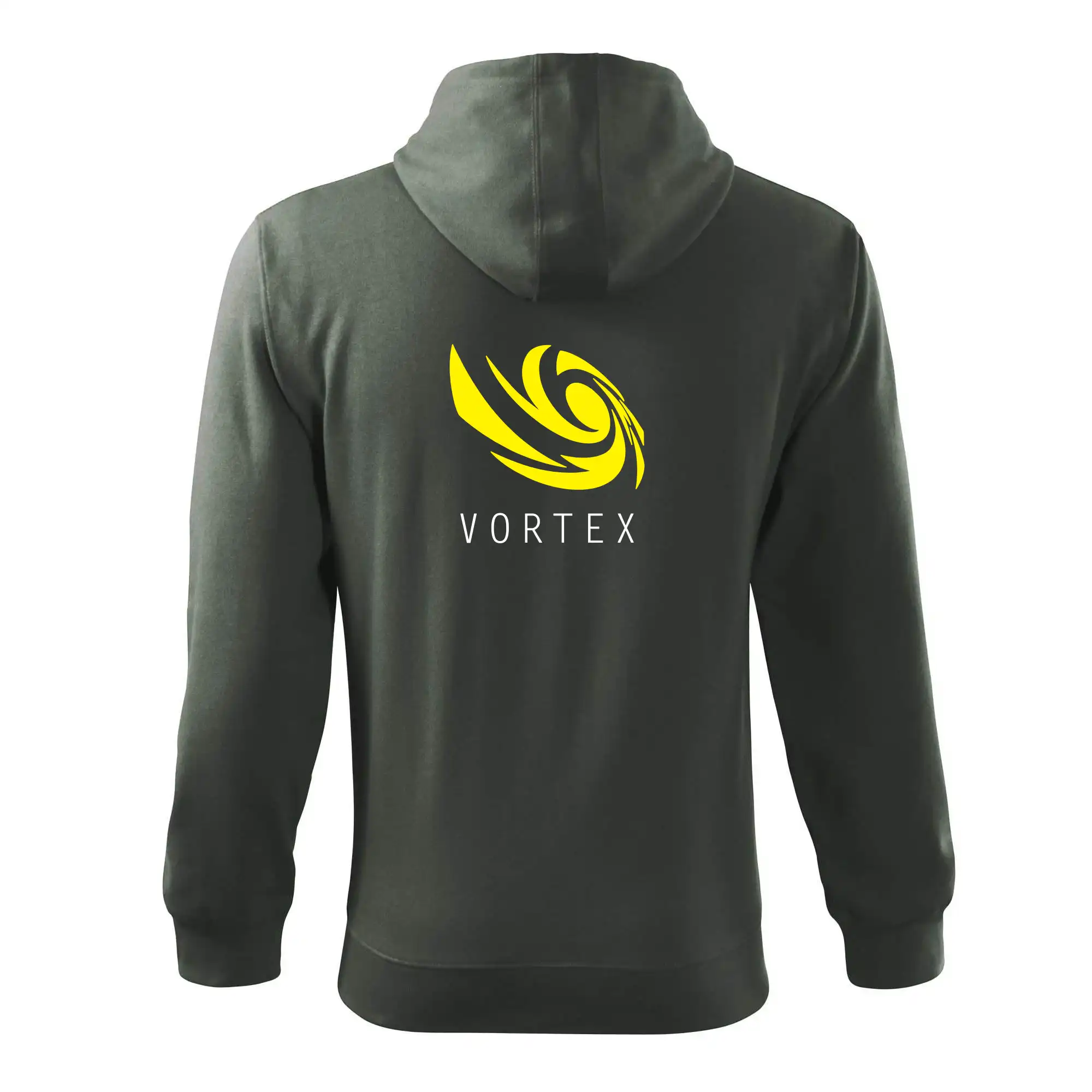 Tričká, mikiny a šiltovky pre Youtubery - Vortex logo farebné - Mikina s kapucňou na zips trendy zipper