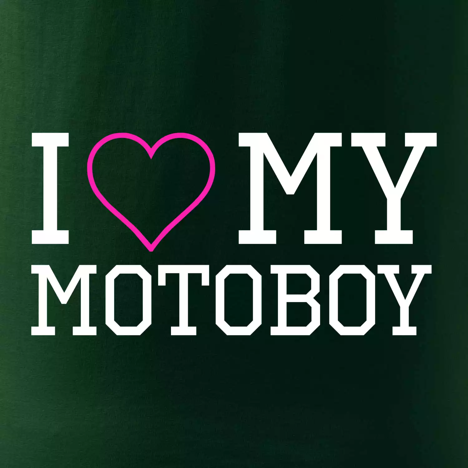 I love my motoboy