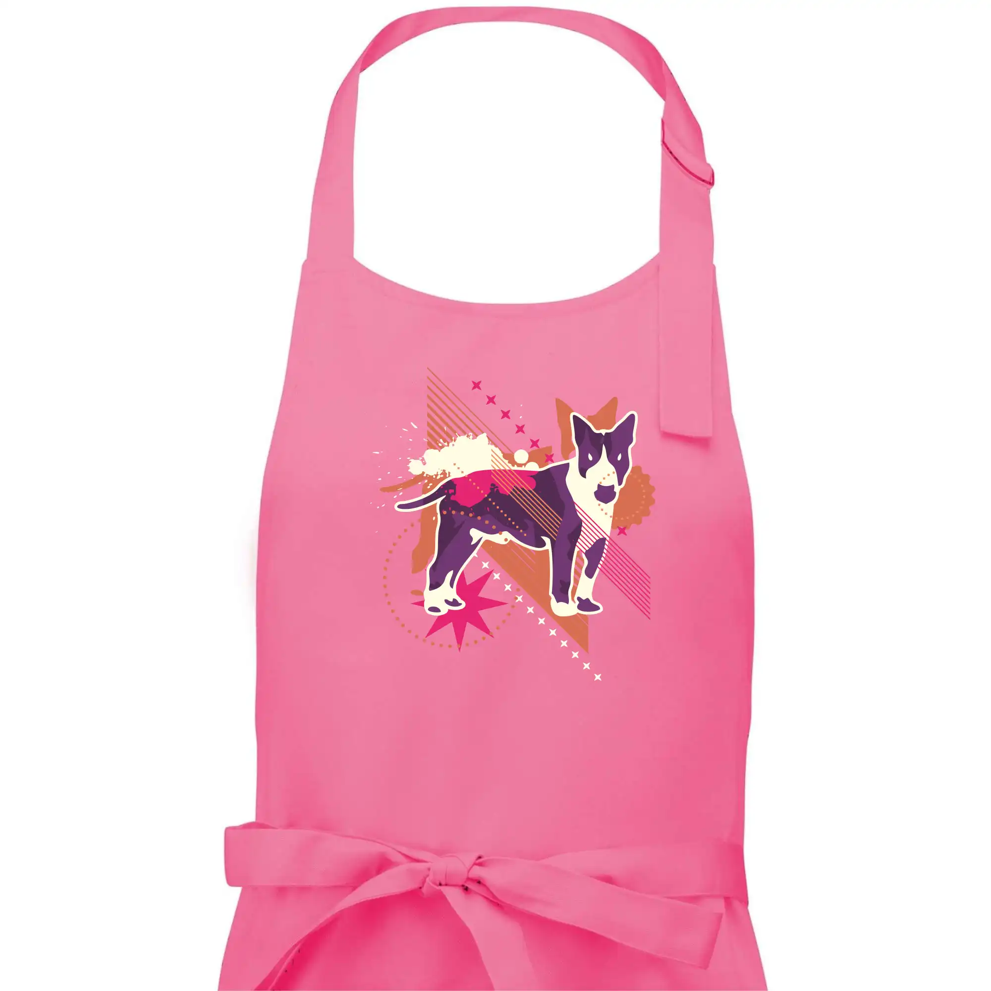 Pes abstrakce fialový