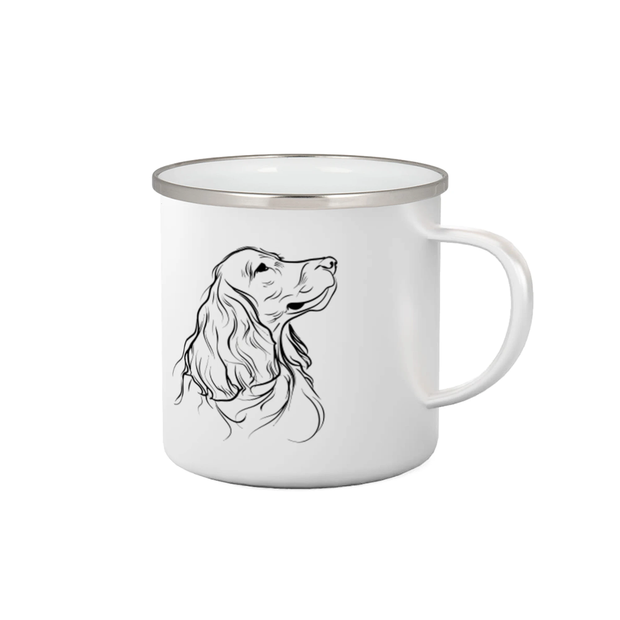 Anglický kokršpaněl černá kresba