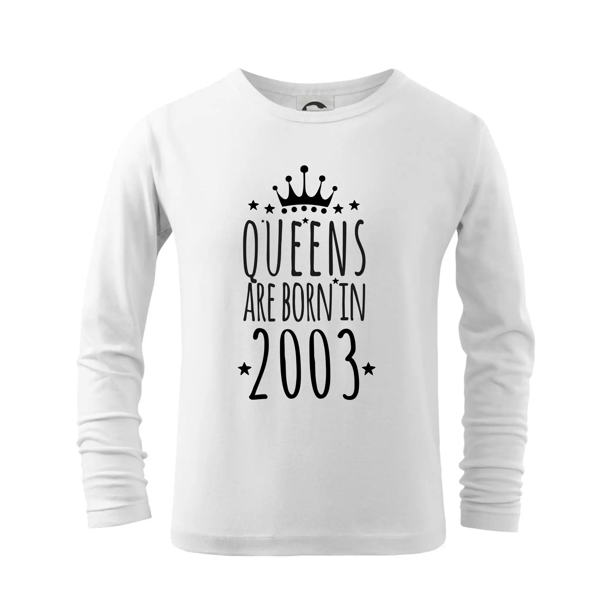 Tričká k narodeninám - Queens are born in 2003 - Tričko detské Long Sleeve