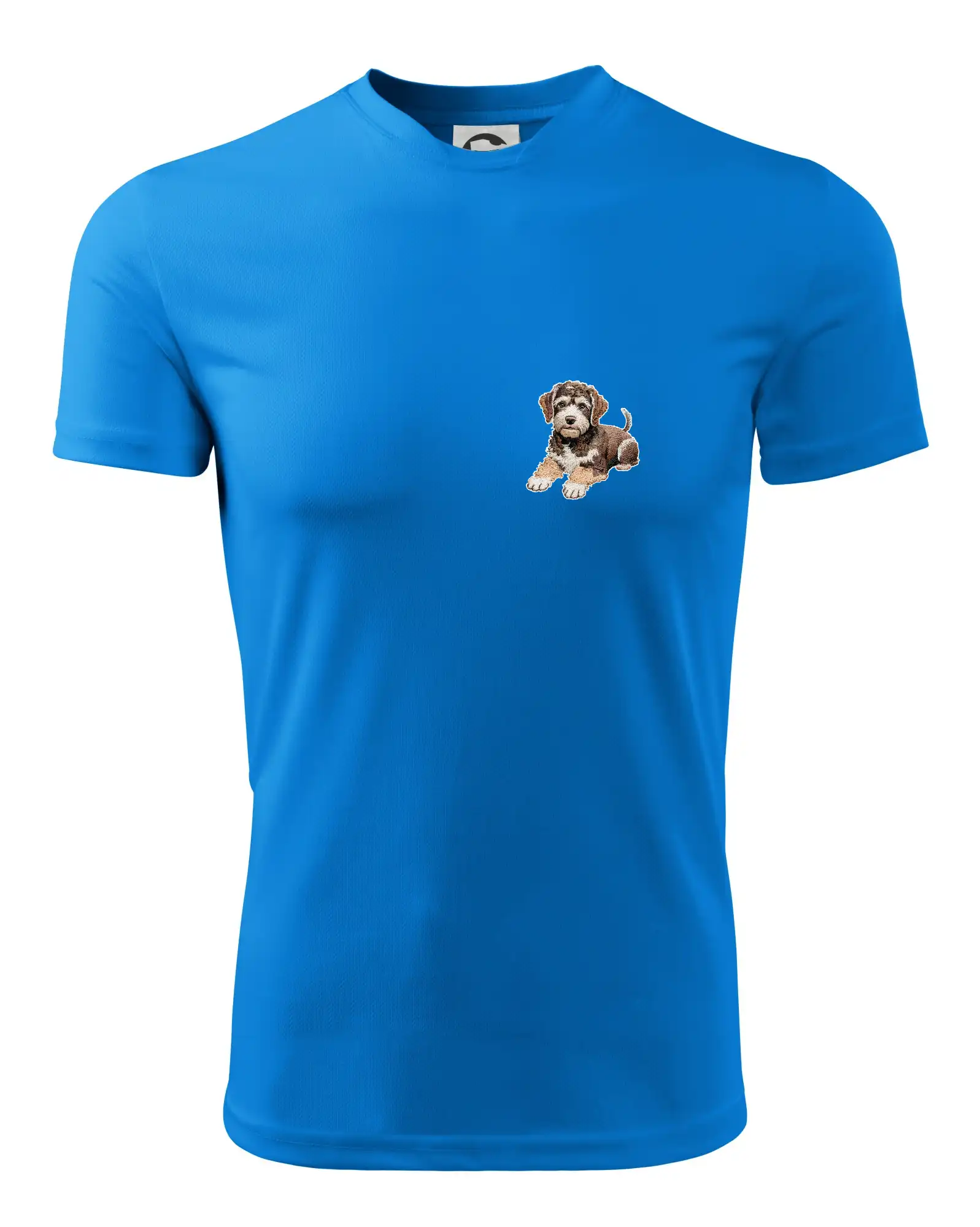 Ostatné psie plemená - Lagotto romagnolo ležiaci vyšívaný na prsníku - Detské tričko športové