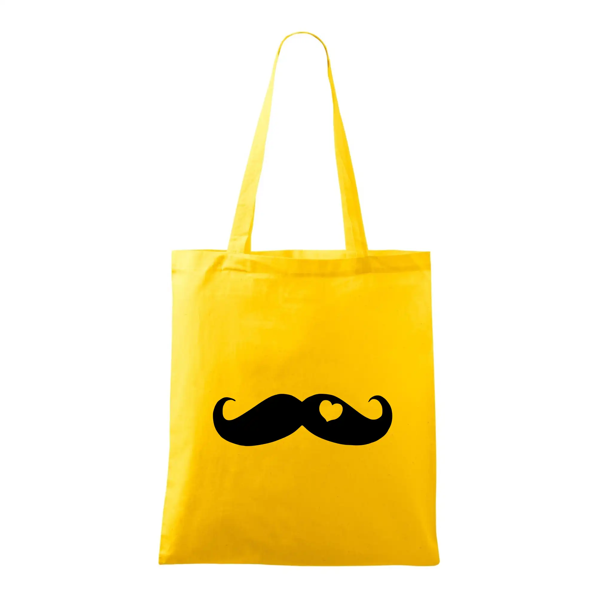 Tričká s fúzikmi - Mustache love - Taška bavlnená
