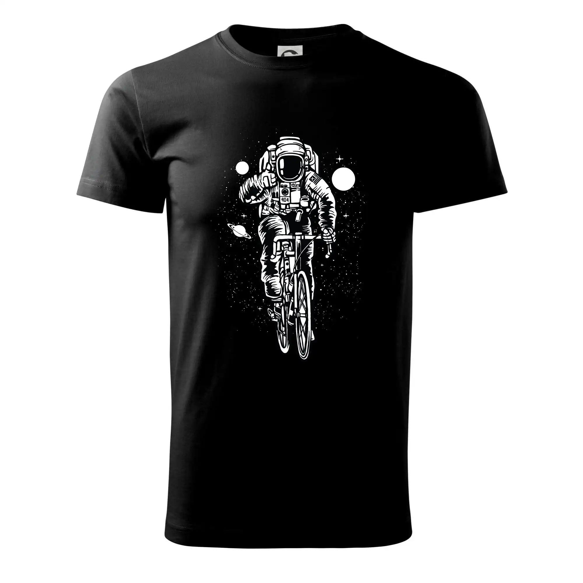 Tričko ako darček pre cyklistu - Astronaut Bicycle - Tričko extra veľké  (5-8XL)
