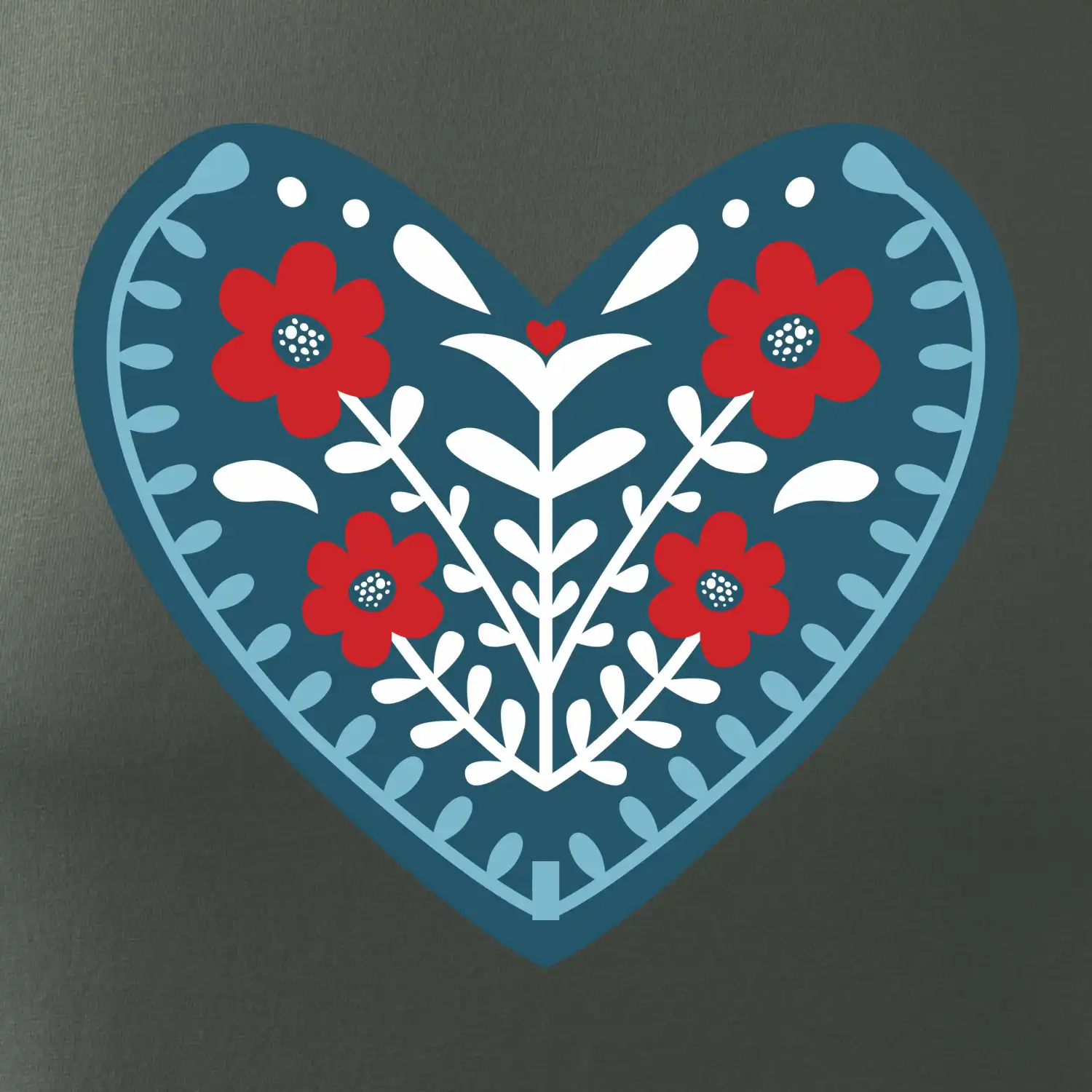 Folklor - srdce modré plné