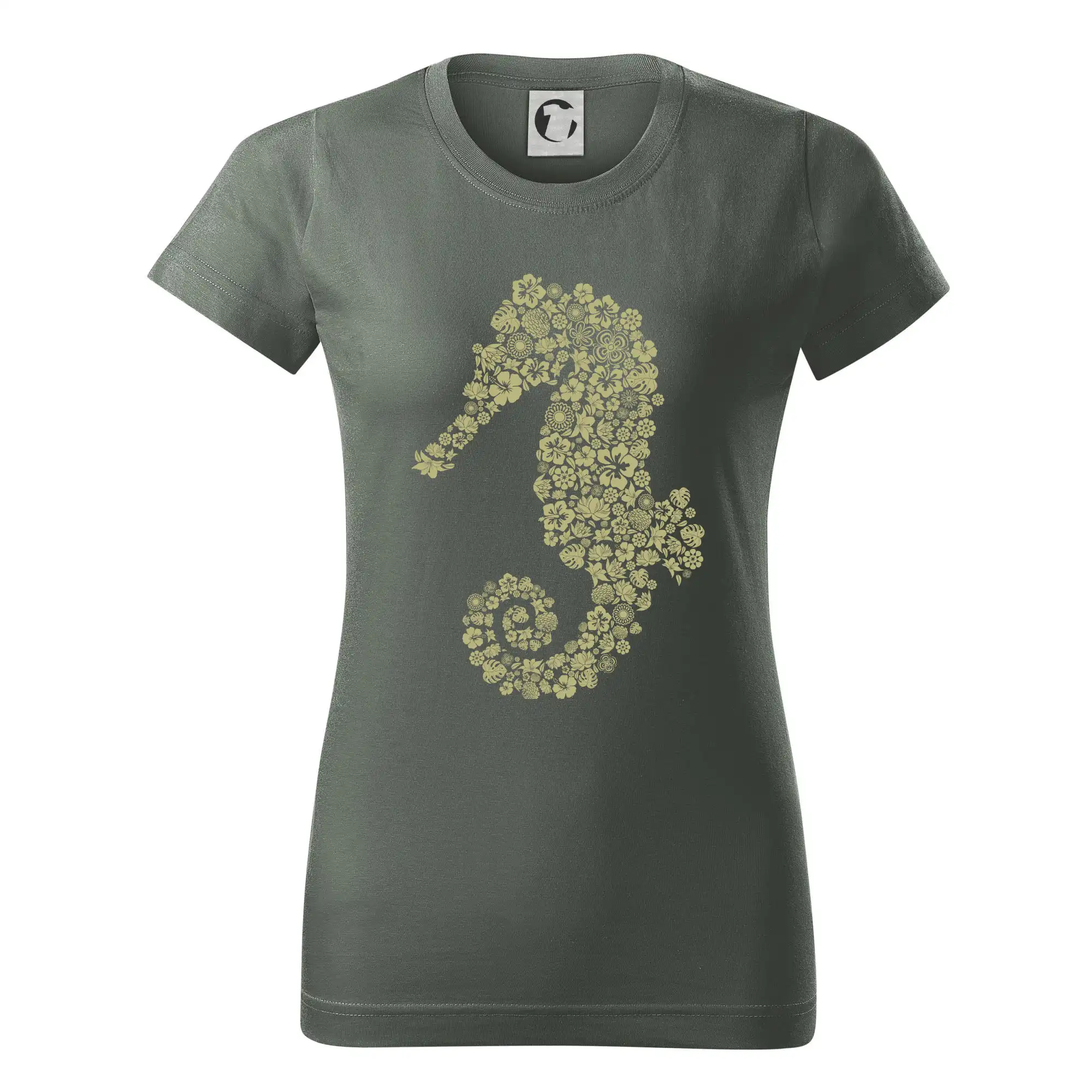Vodácke tričká - Sea Horse icons - Dámske tričko basic - ľahko voľnejšie a dlhšie