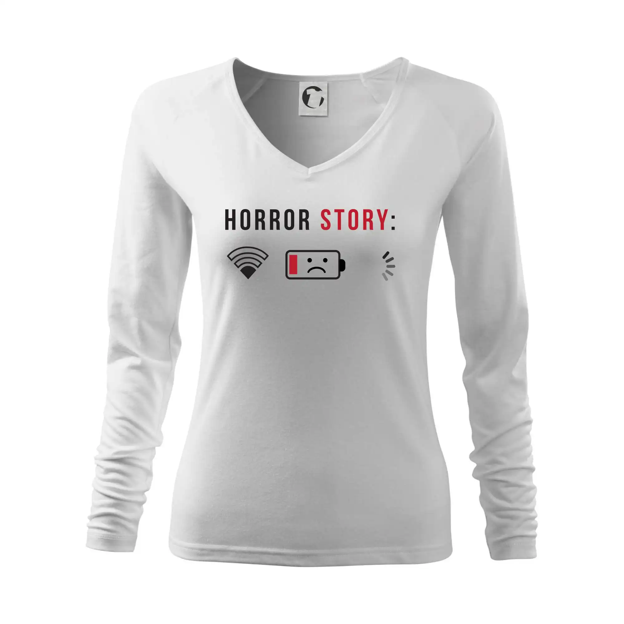Tričká pre ajťákov - Horror story - Tričko dámske Elegance