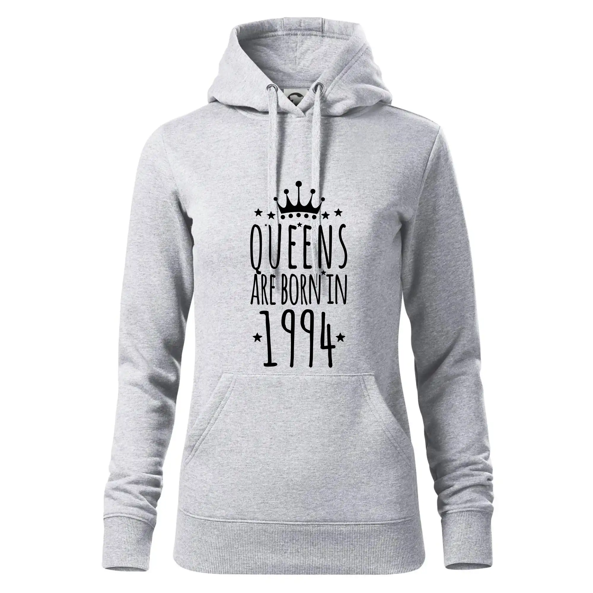 Trička s ročníkom 1994 - Queens are born in 1994 - Mikina dámská Cape s kapucí