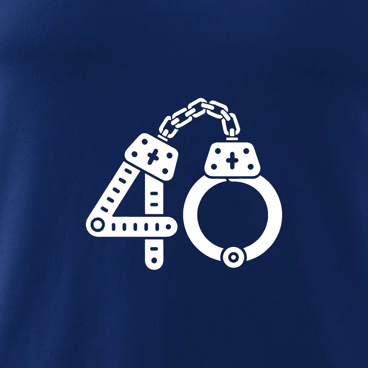 Narozeninové tričko pro policajta - pouta 40