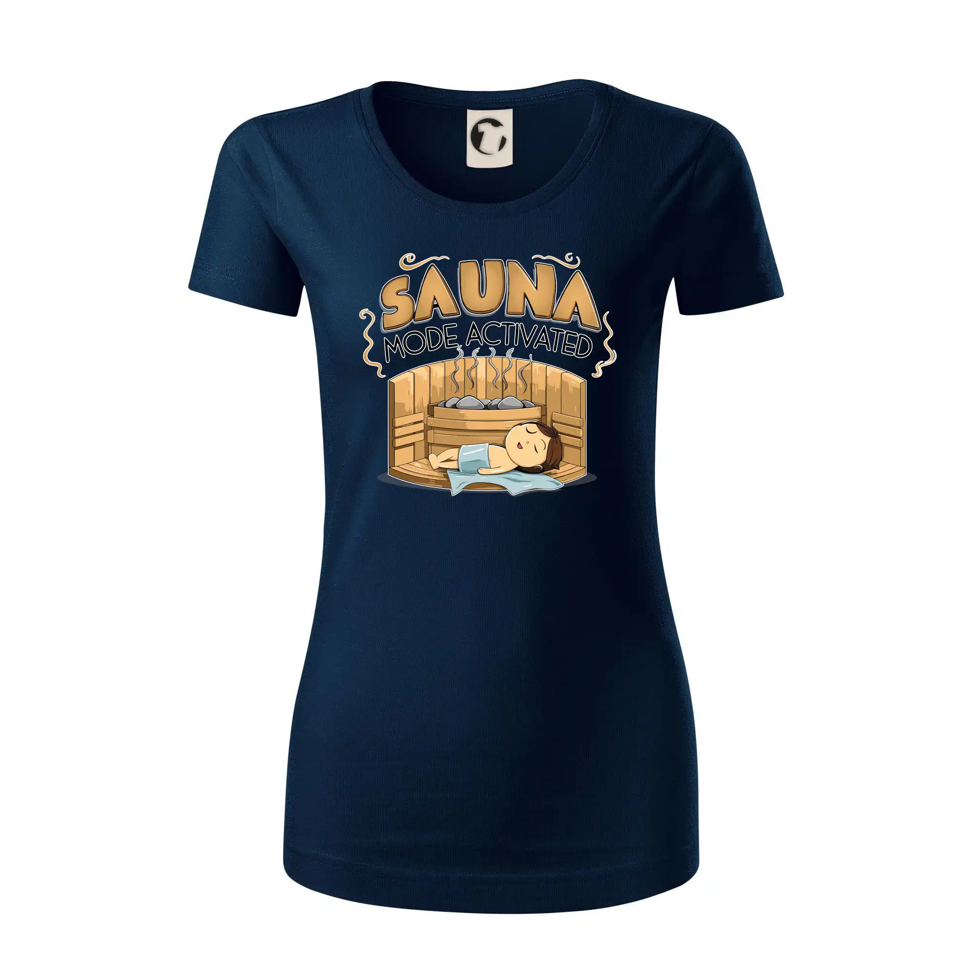 Sauna mode activated - Dámske tričko z organickej bavlny Origin (GOTS)
