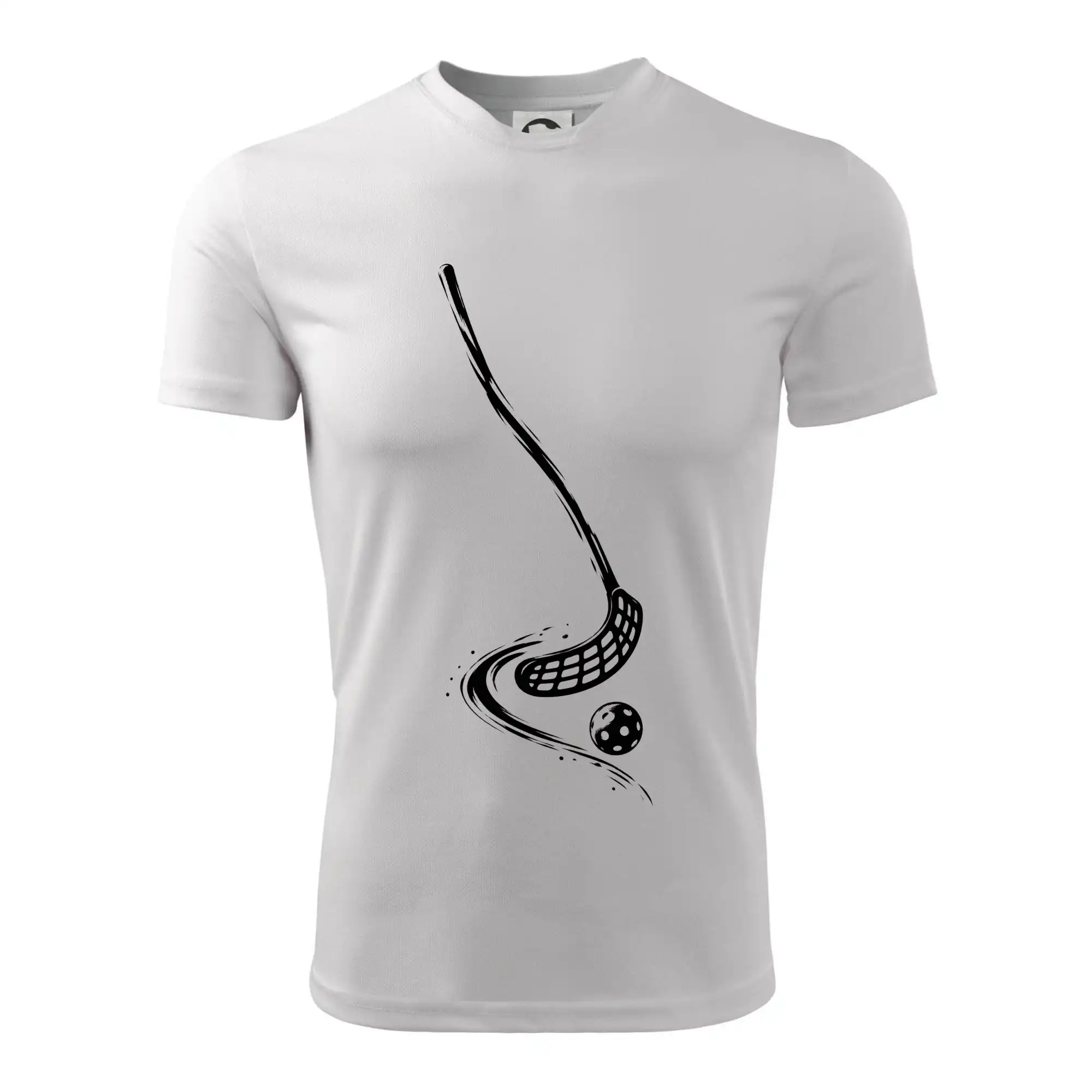 Minimalistická florbalka s míčkem
