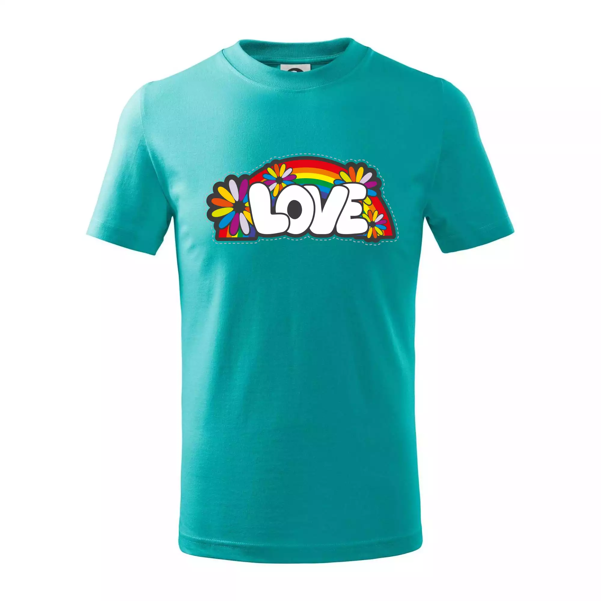 Love s duhou v pozadí