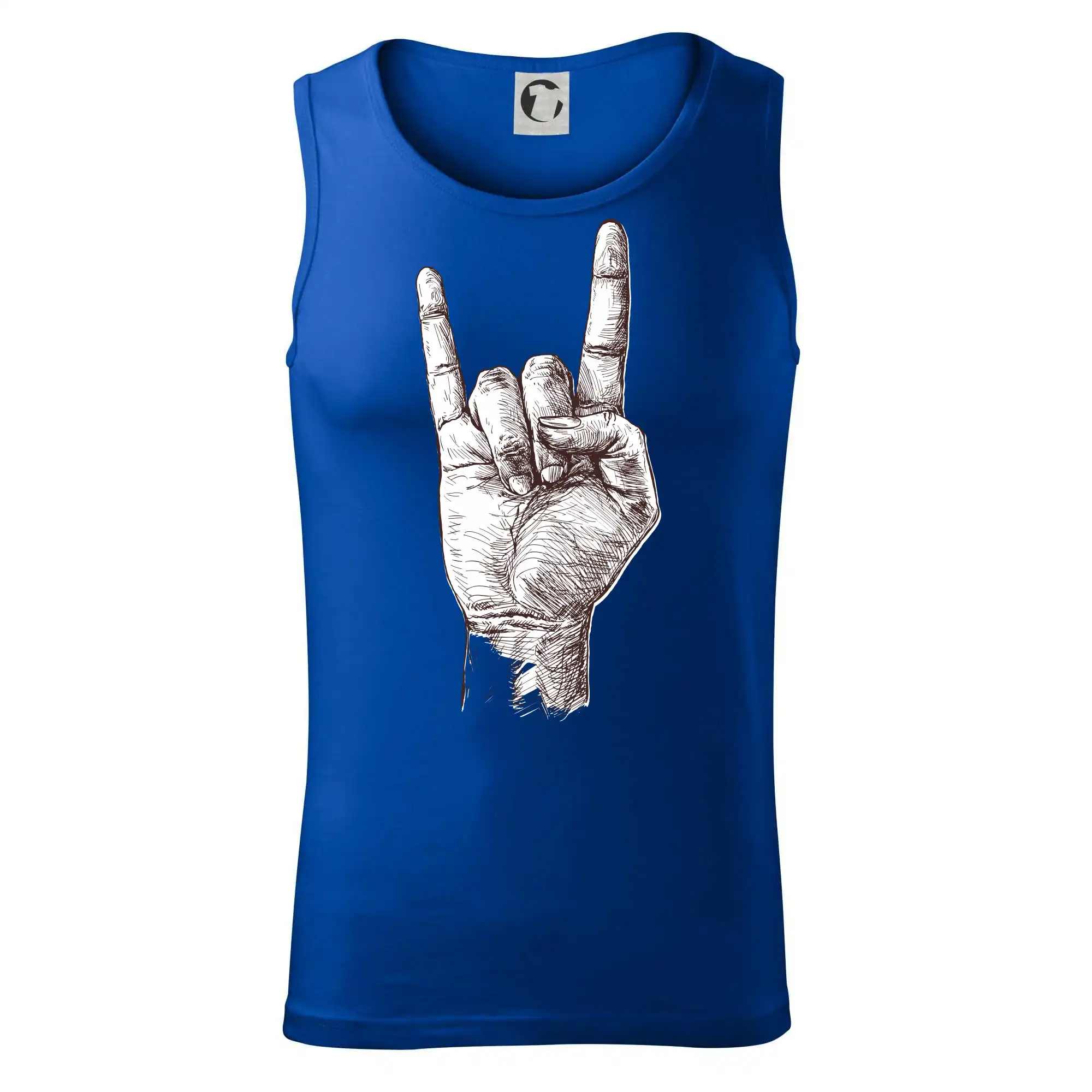 Rocková ruka kreslená