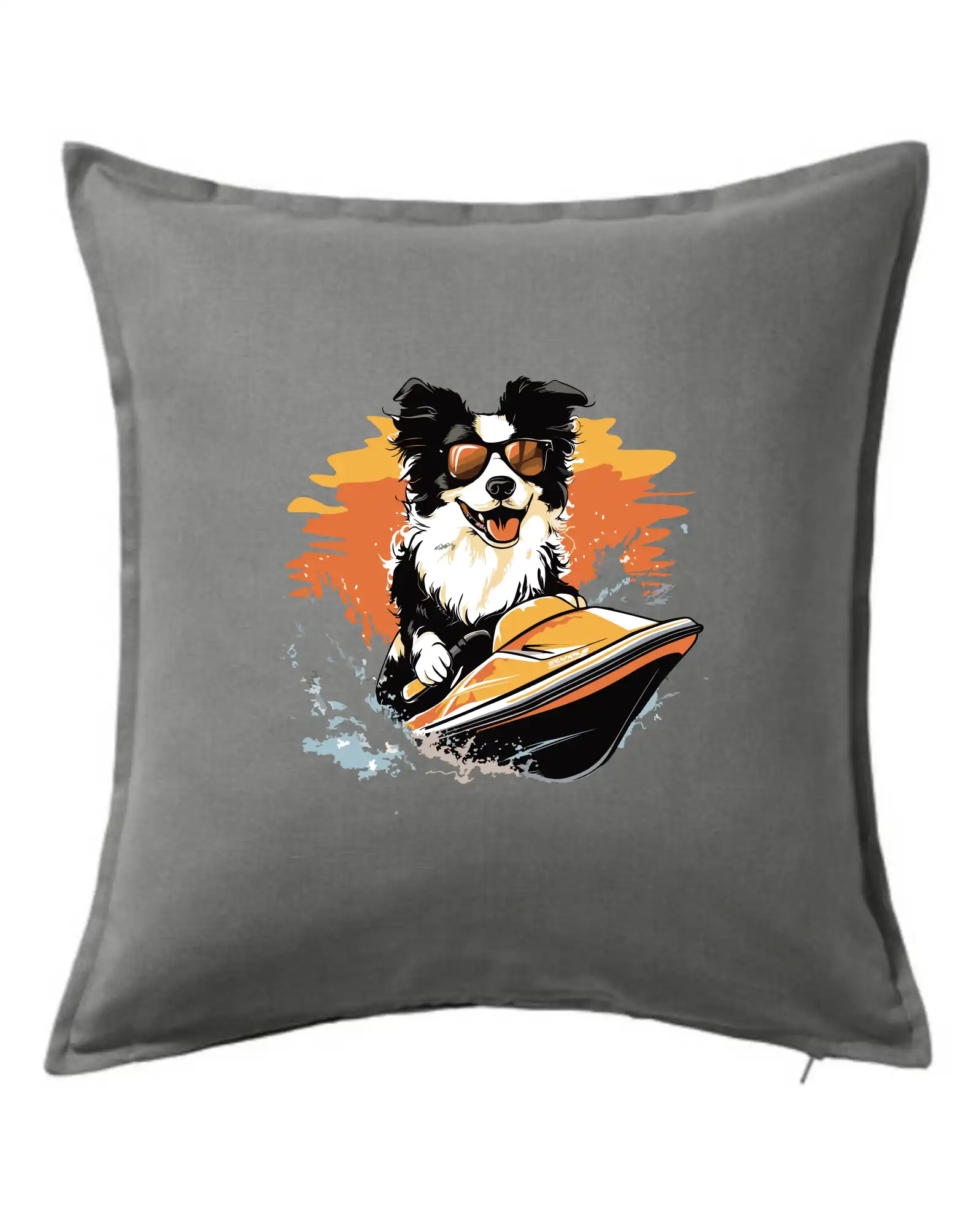 Border Kolie na vodním skútru