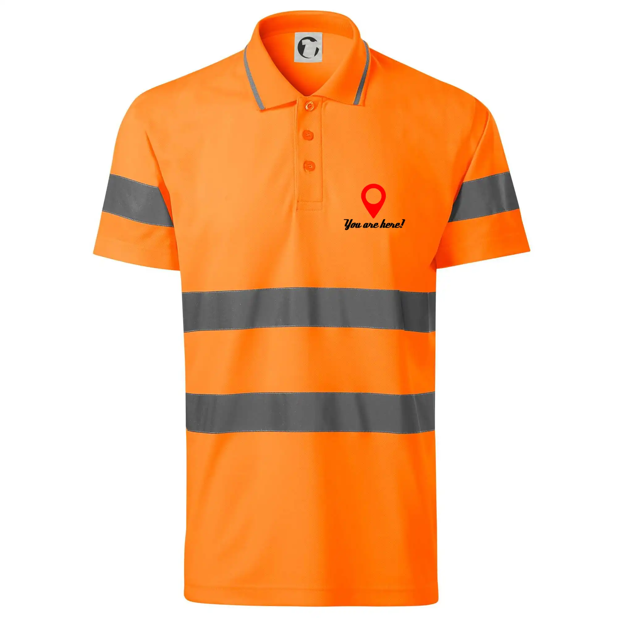 Tričká pre zamilovaných - You are here - HV Runway 2V9 - Reflexné polokošeľa