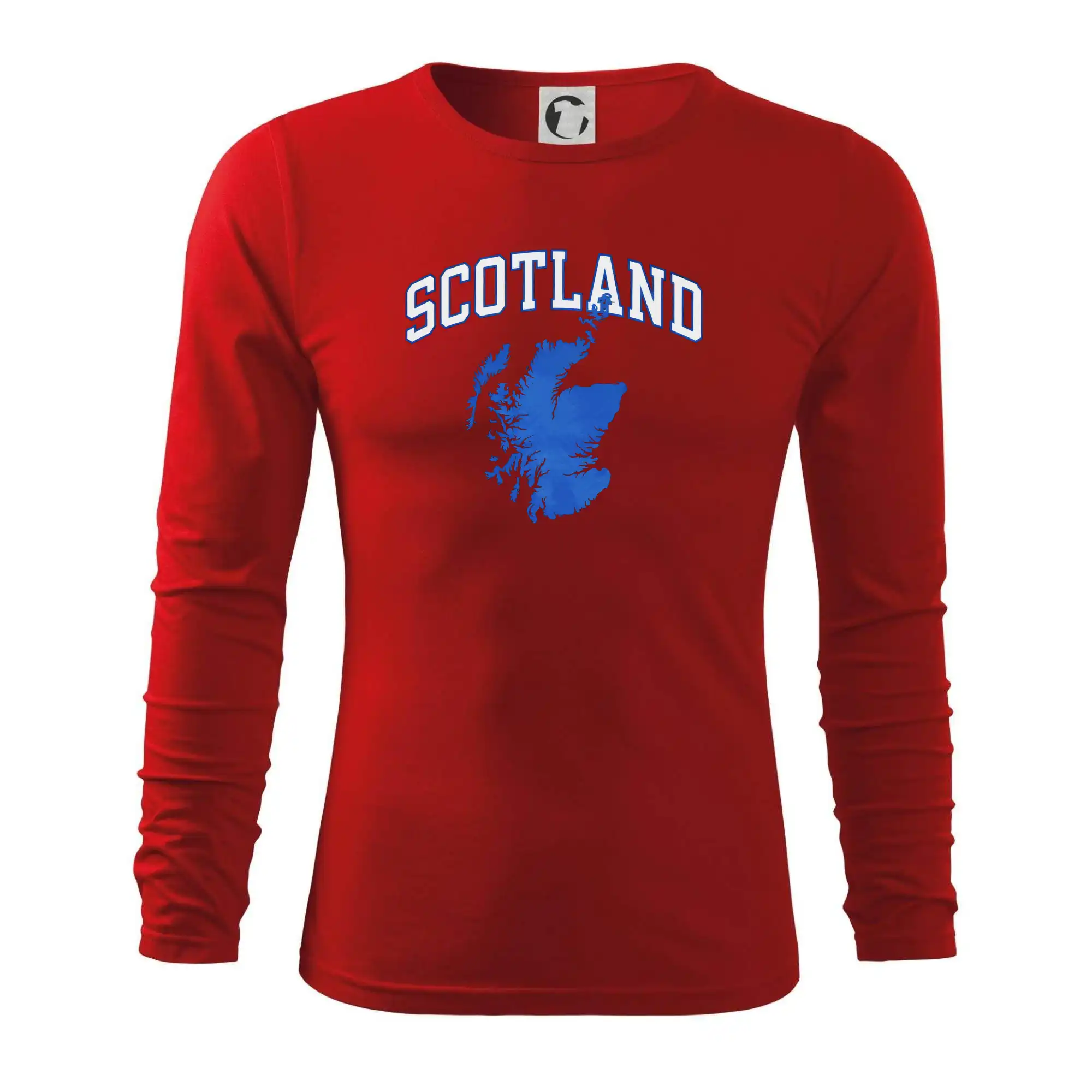 Scotland nápis s mapou