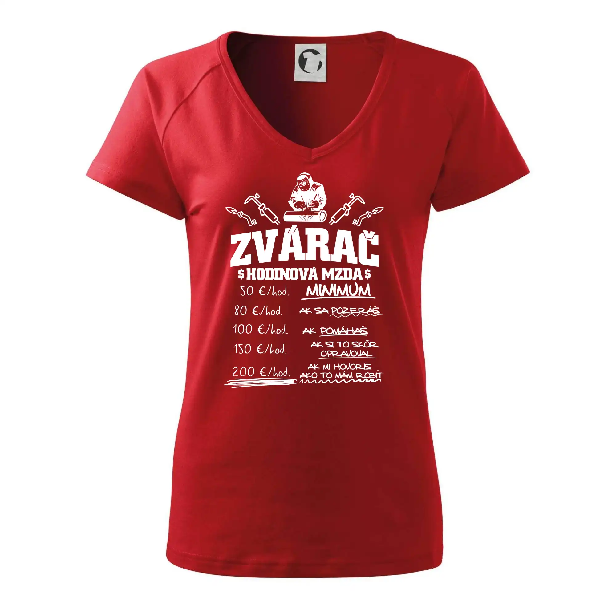 Hodinová mzda zvárač