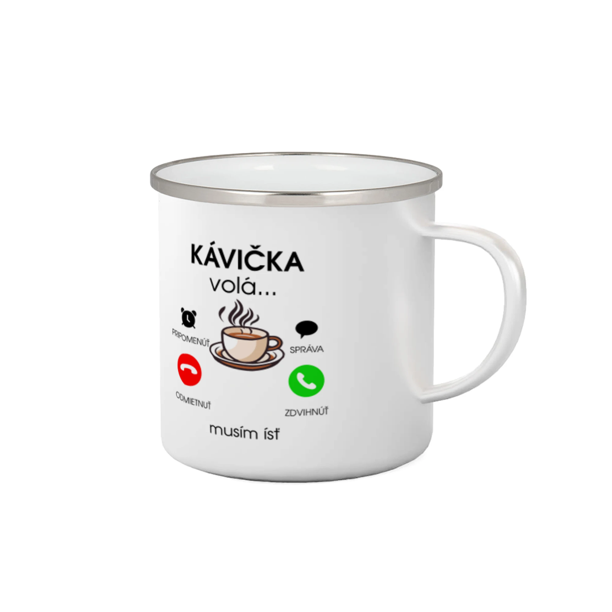 Motívy pre baristu a milovníkov kávy - Kávička volá - Plecháčik