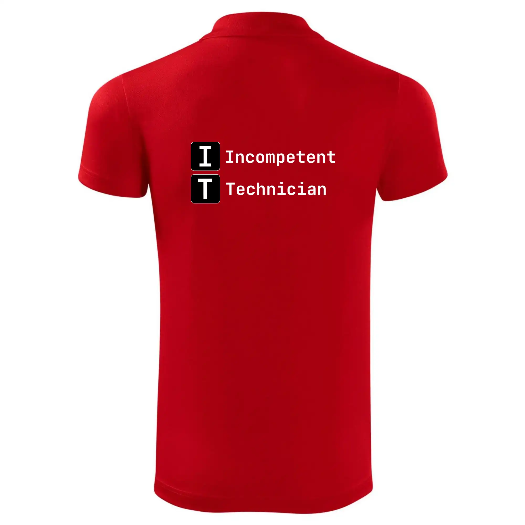 IT Nápis Incompetent Technician