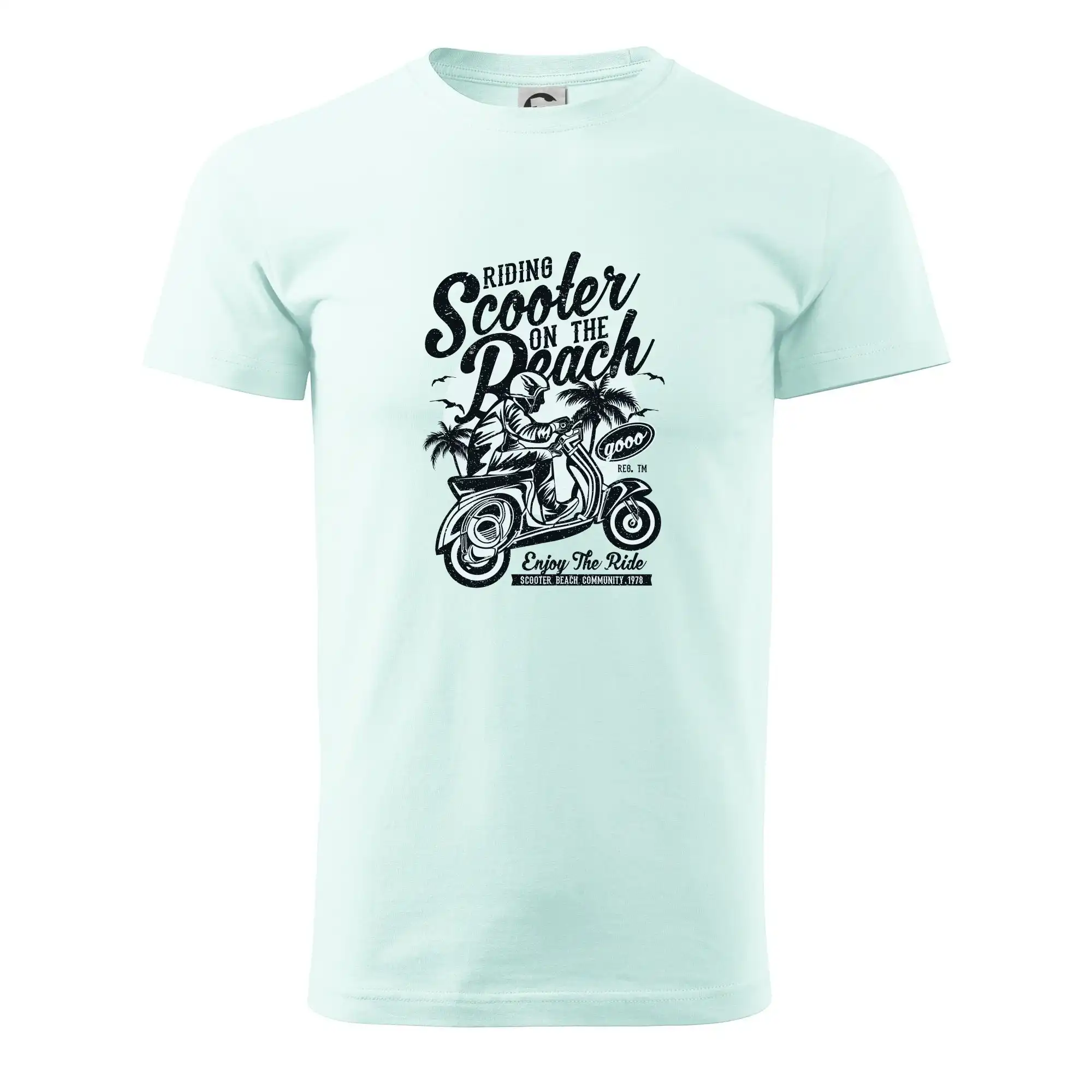 Scooter Beach - Pánske tričko nižšej gramáže