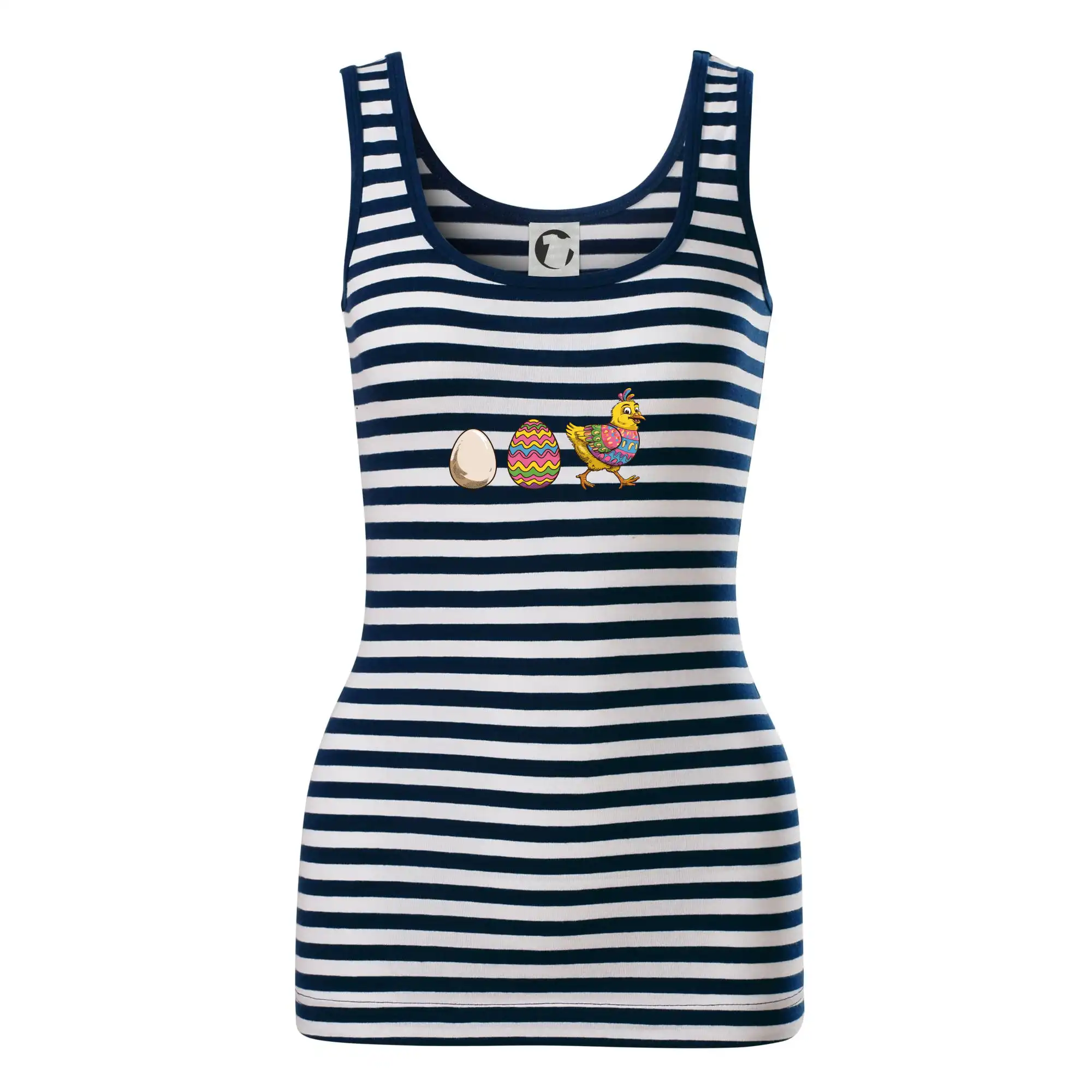 Veľkonočné tričká - Evolúcia vajíčka - veľká noc - sliepka - Sailor tielko na vodu