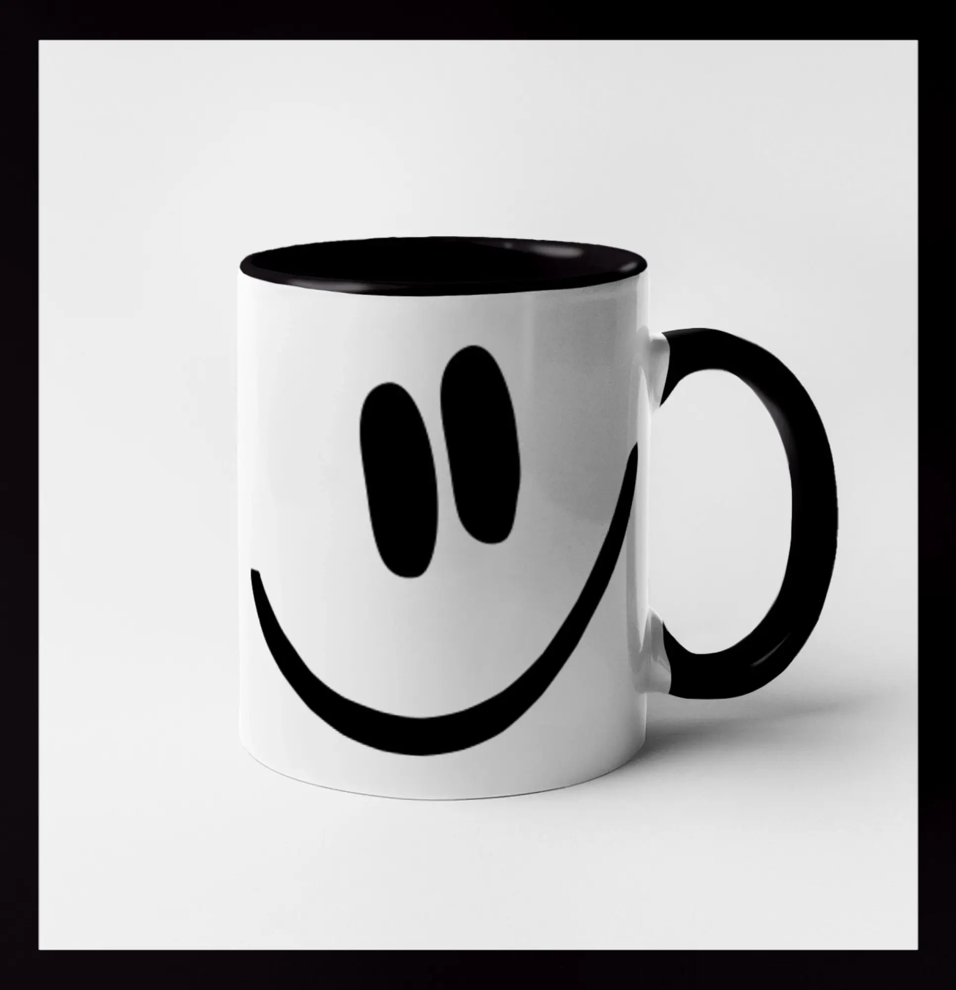 Emoji bez obrysu - usmev