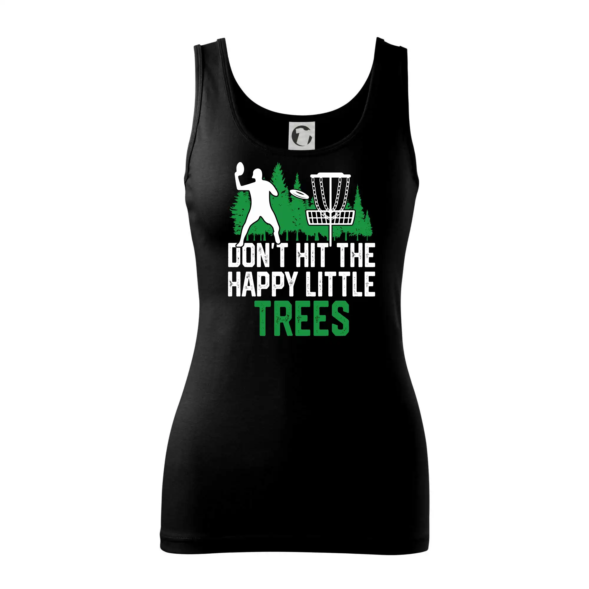 Disc golf happy little trees - Dámske tielko