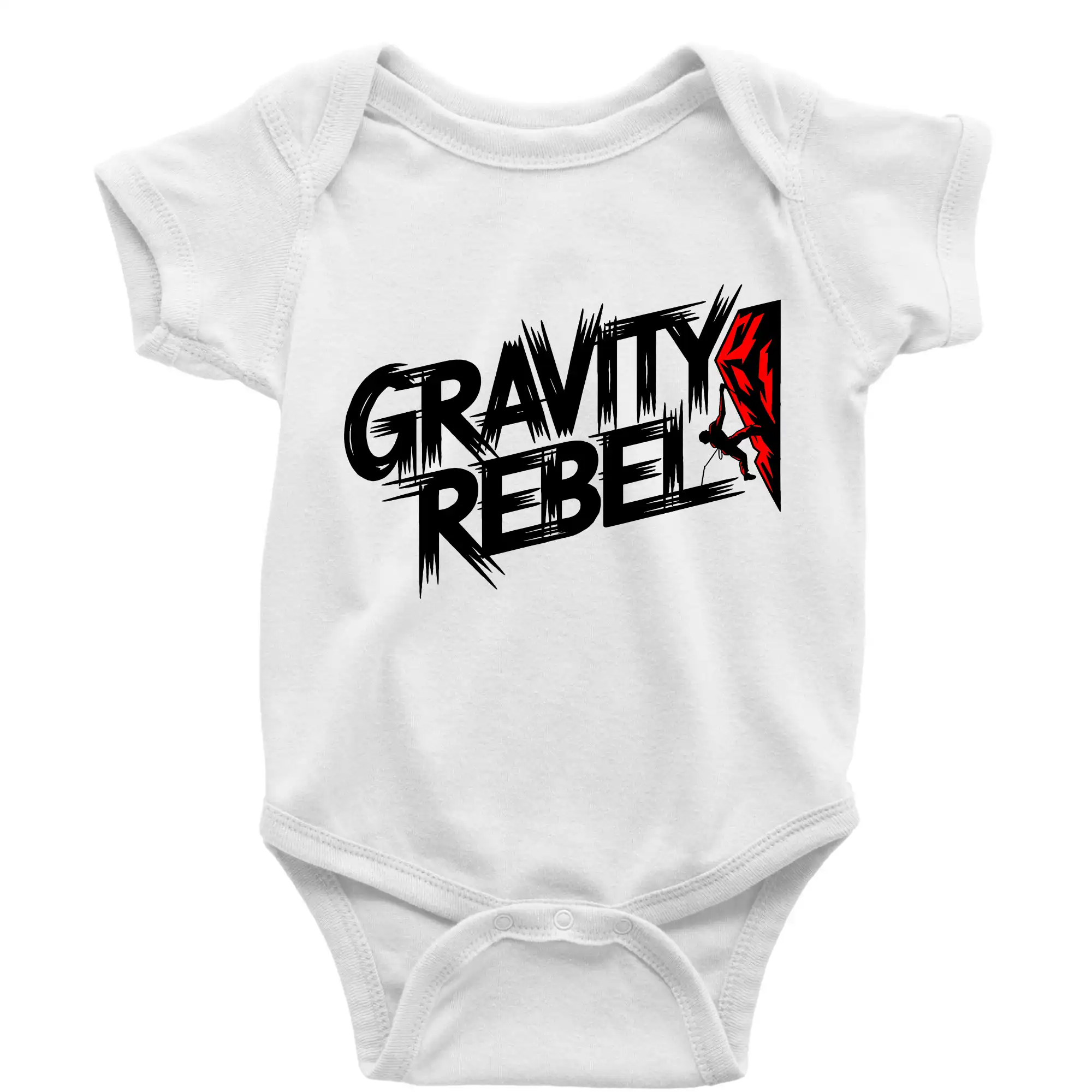 Trička pro horolezcov - Gravity rebel - Body dojčenské s krátkym rukávom