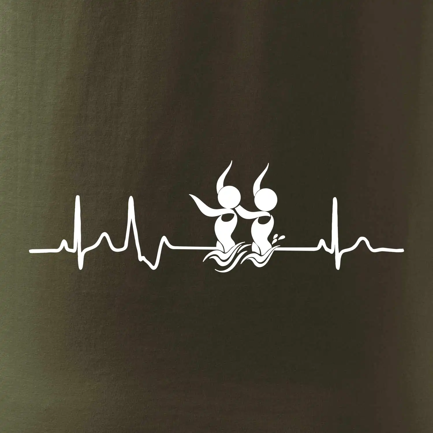 EKG synchronizované plavání