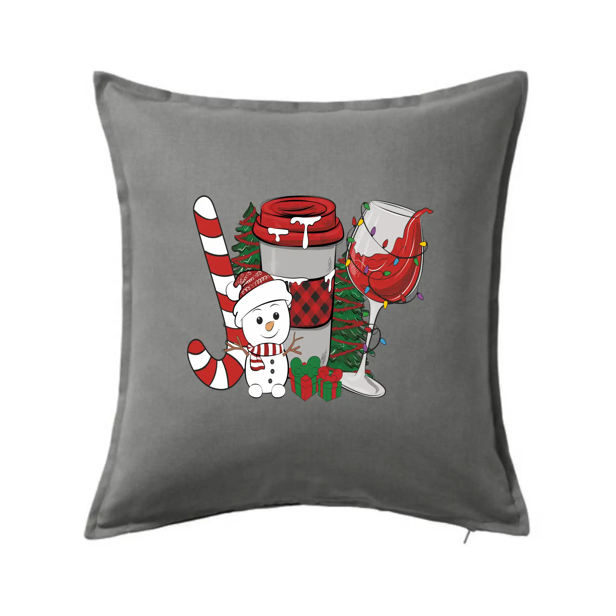 Vánoce, víno a sněhulák