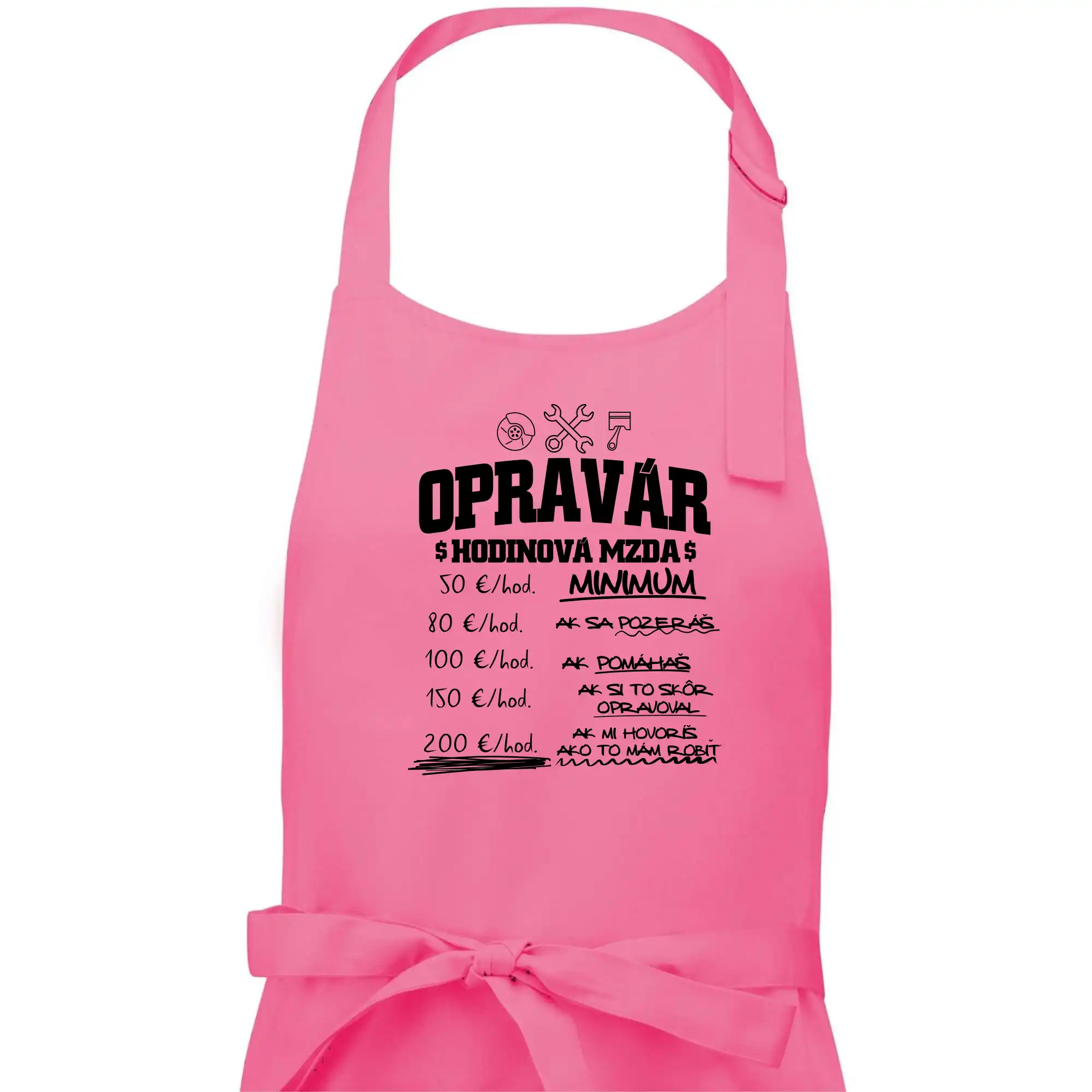 Hodinová mzda - opravár