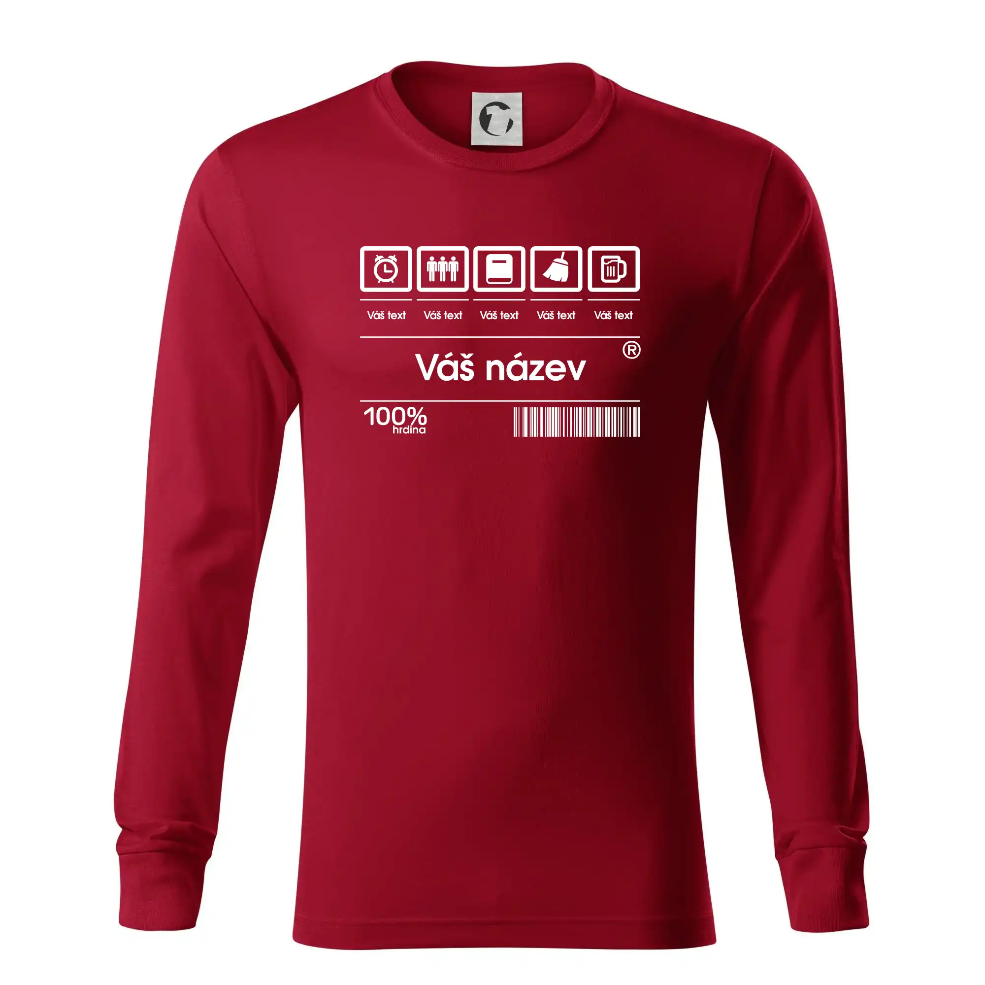 Čárový kód - Vlastní text