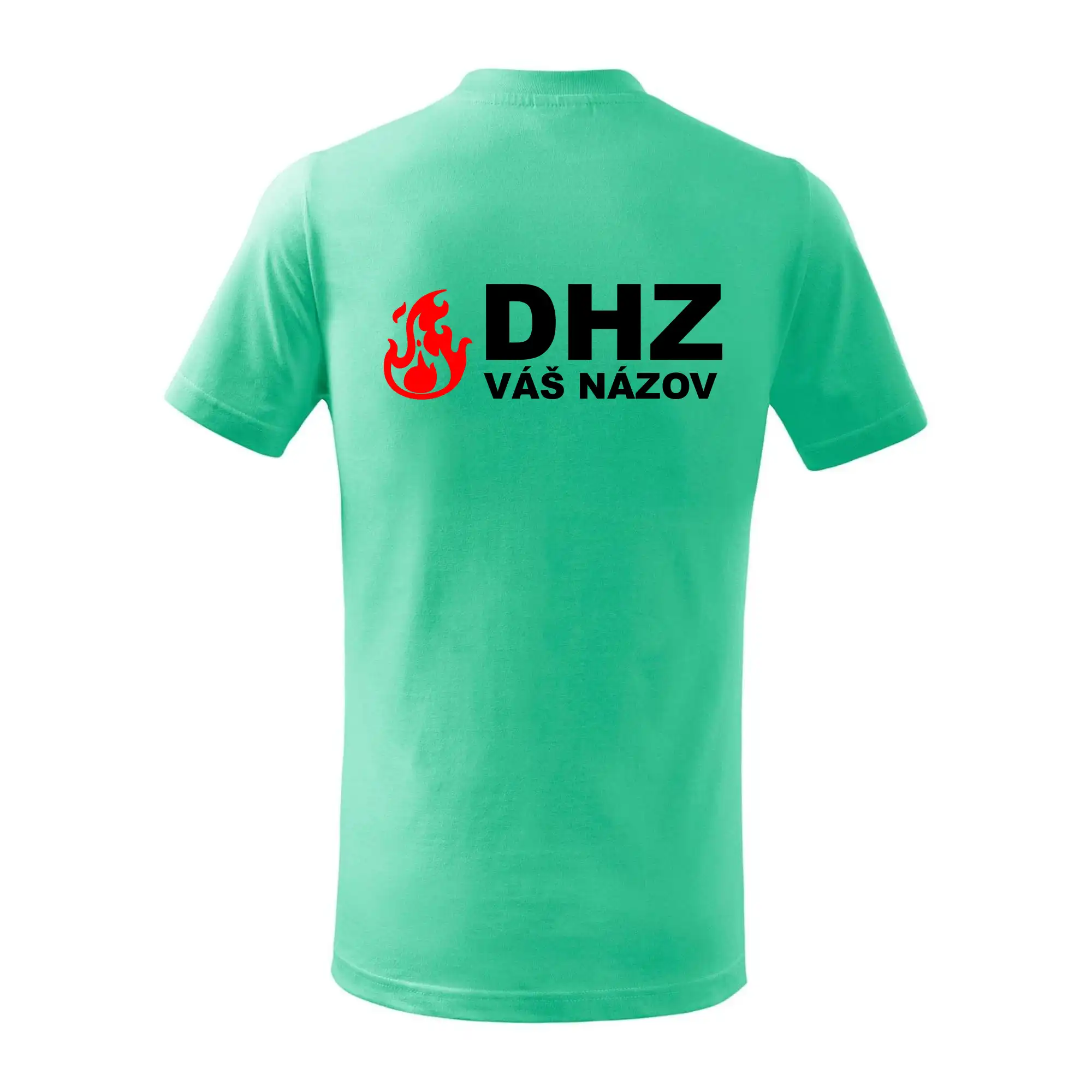 DHZ (oheň, názov sboru - vlastný nápis)