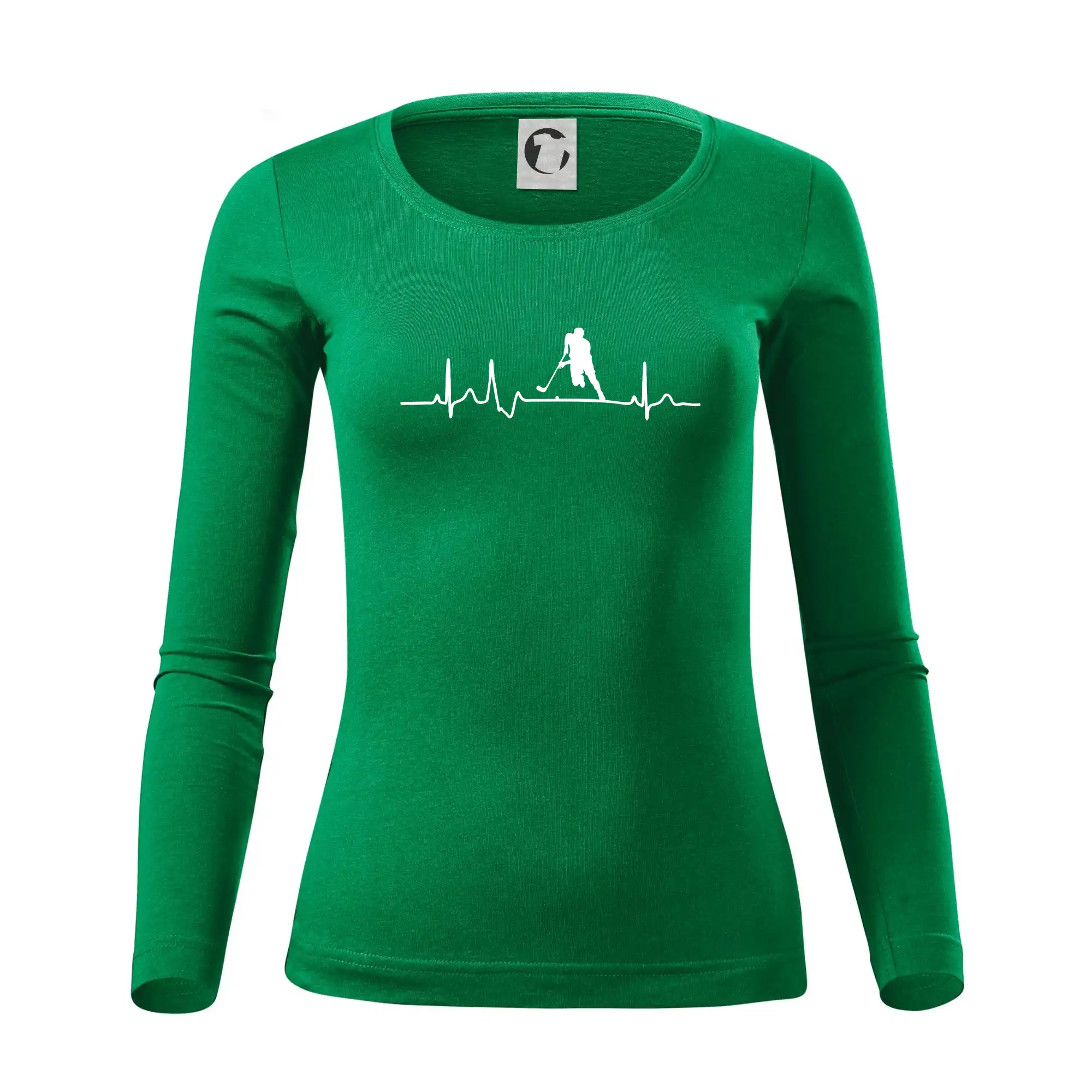 Florbalové tričká - EKG floorball - Dámske tričko FIT-T LS - zužené