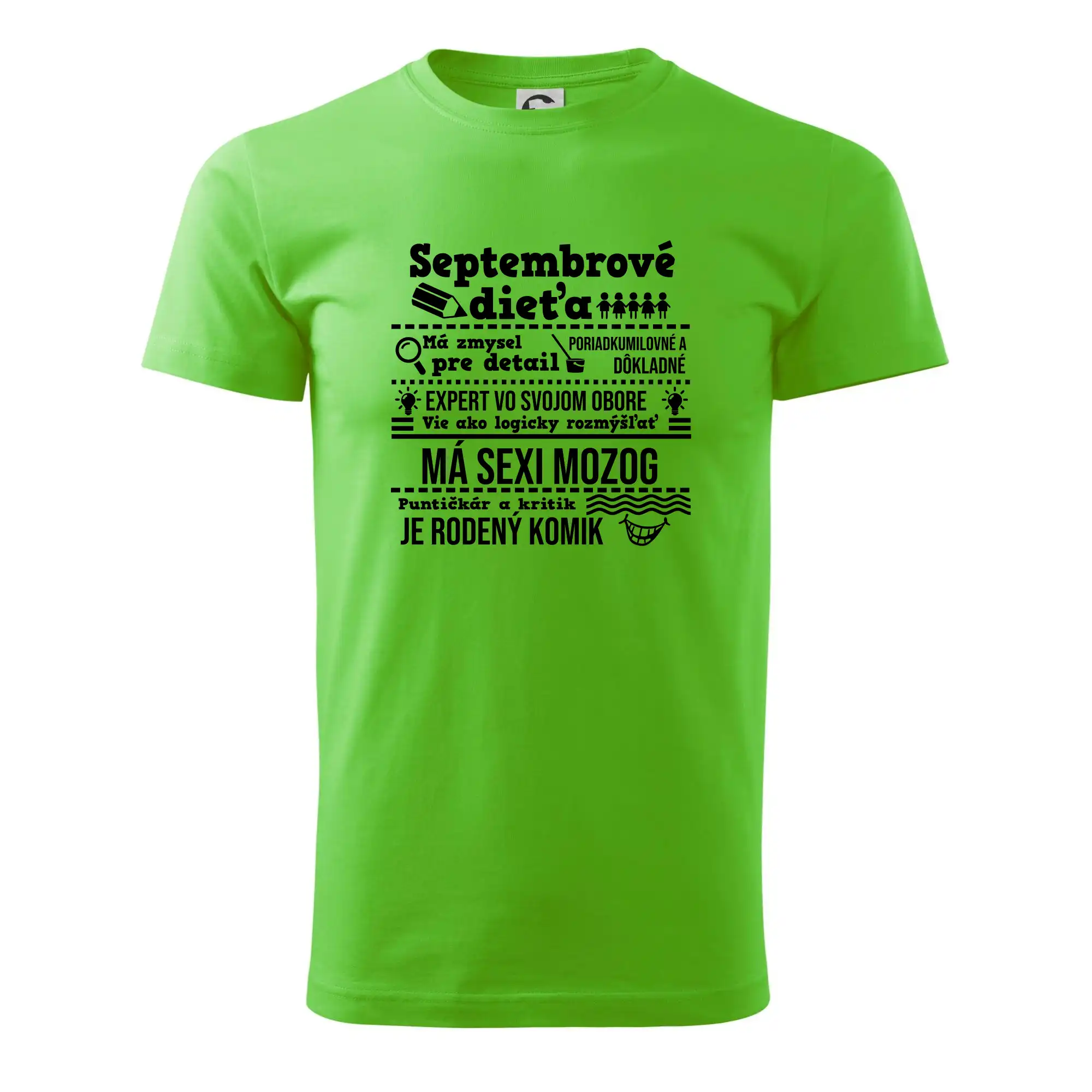 Tričká pre narodených v septembri - Narodeniny September - Pánske tričko nižšej gramáže