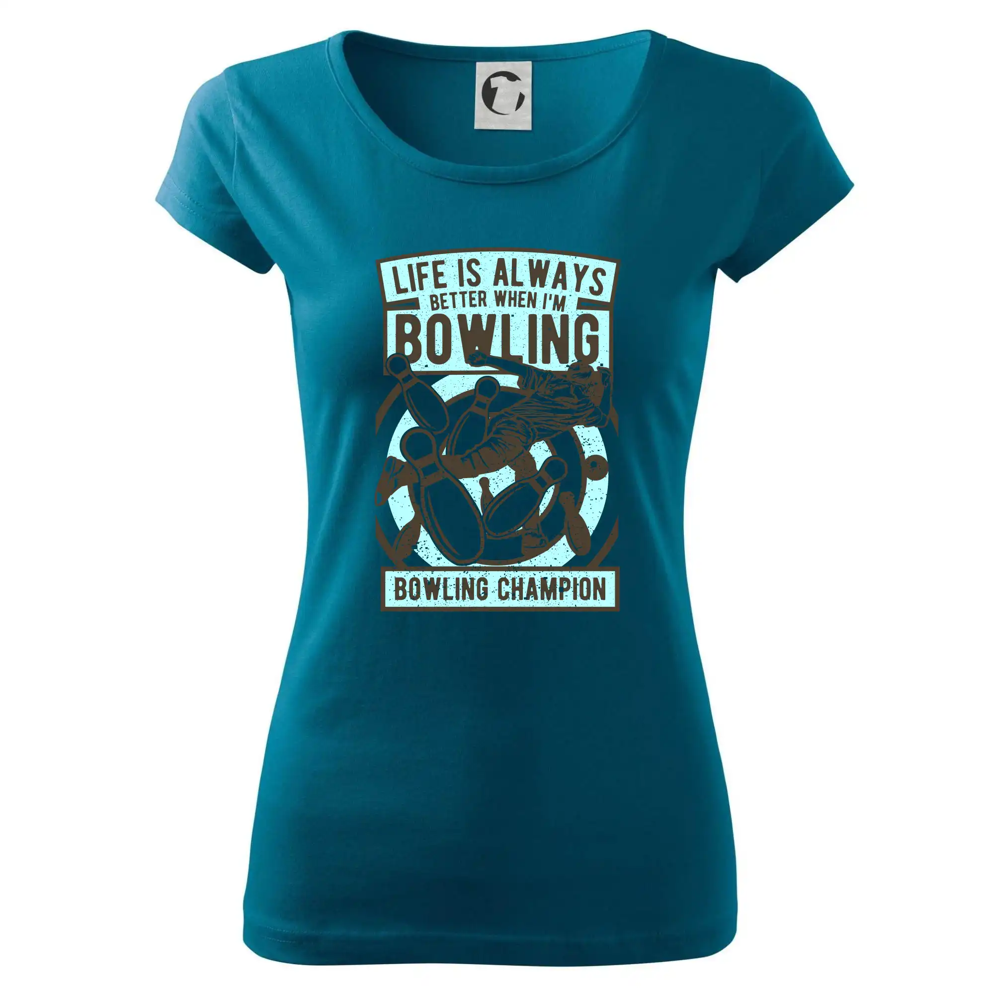 Tričká Bowling - Bowling Champion - Dámske tričko Pure