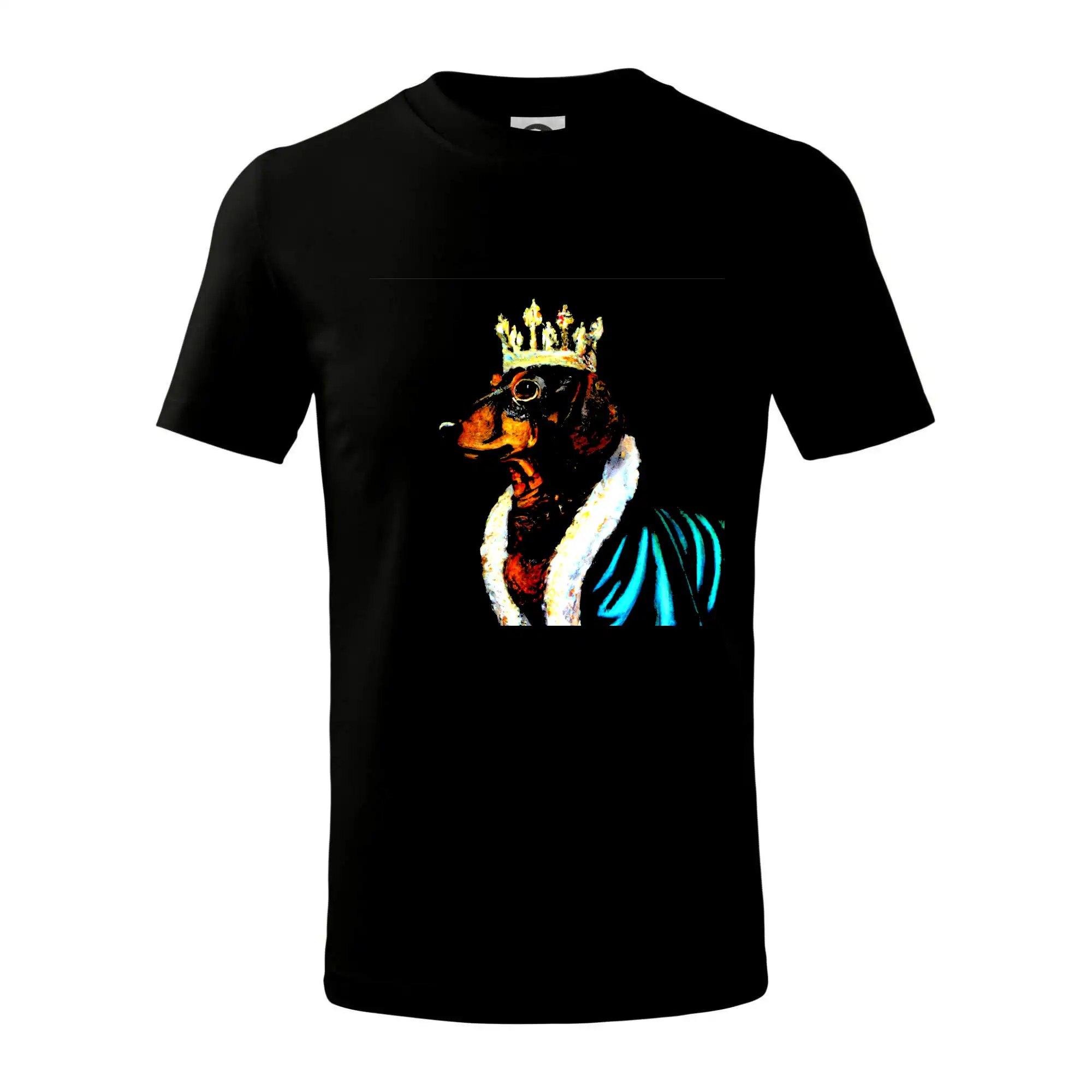 Jezevčík král - olejová malba