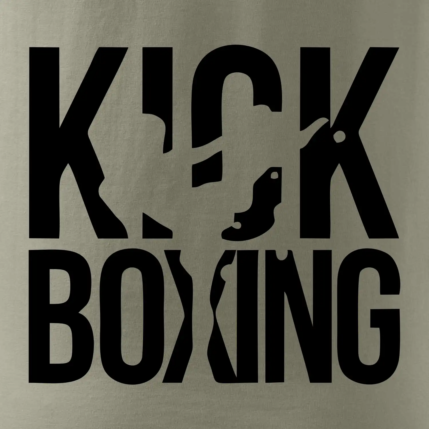 Nápis Kick Boxing
