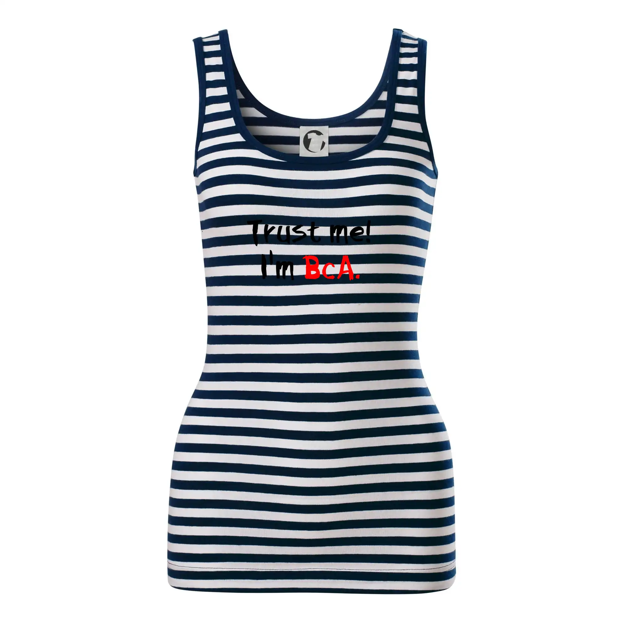 Tričká na ukončenie štúdia - Trust me I´m  BcA. / Ver mi somm BcA. - Sailor tielko na vodu