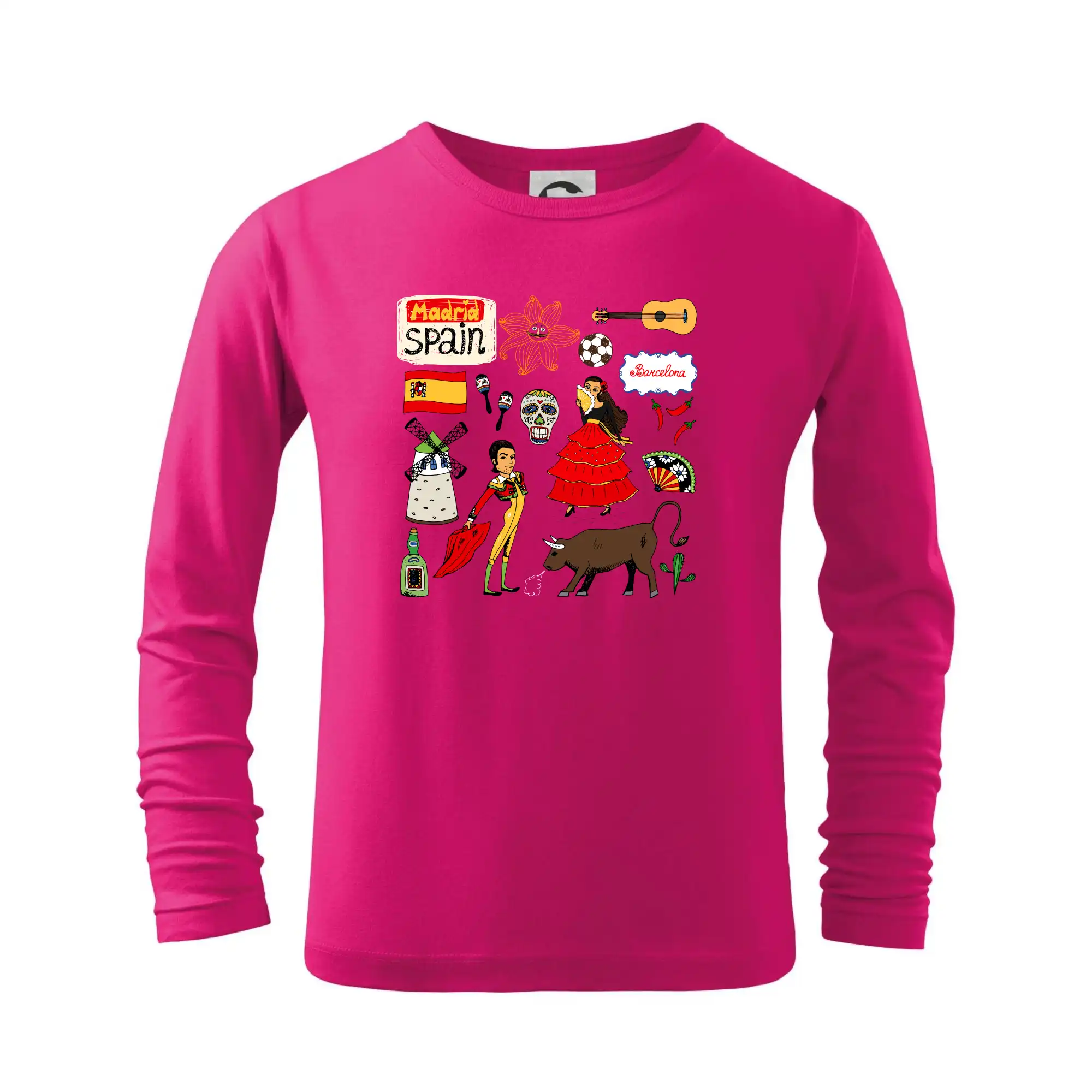 Ostatné mestá / miesta - Španielske ikony - Tričko detské Long Sleeve