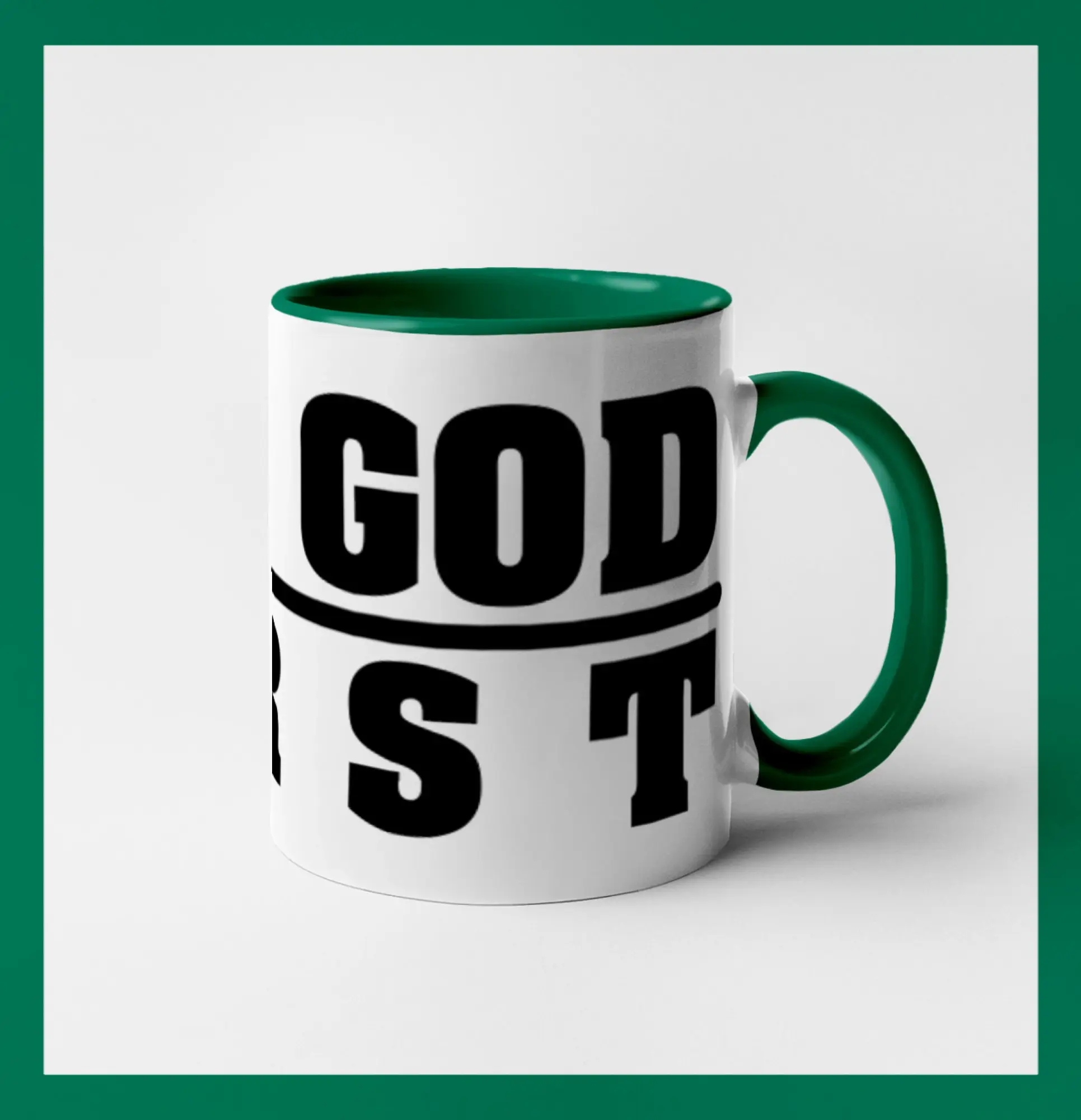 Put God first hrubý nápis