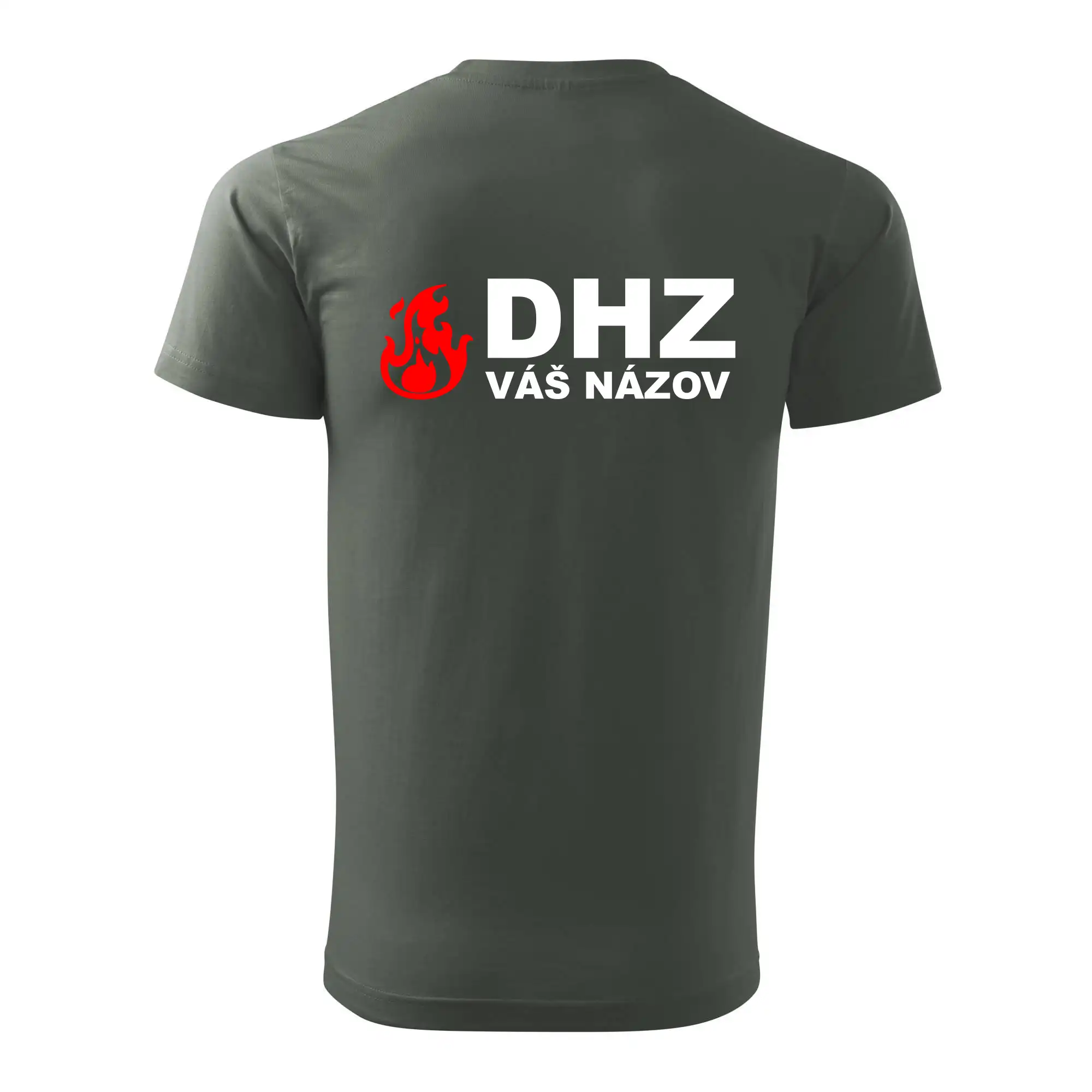 DHZ (oheň, názov sboru - vlastný nápis)