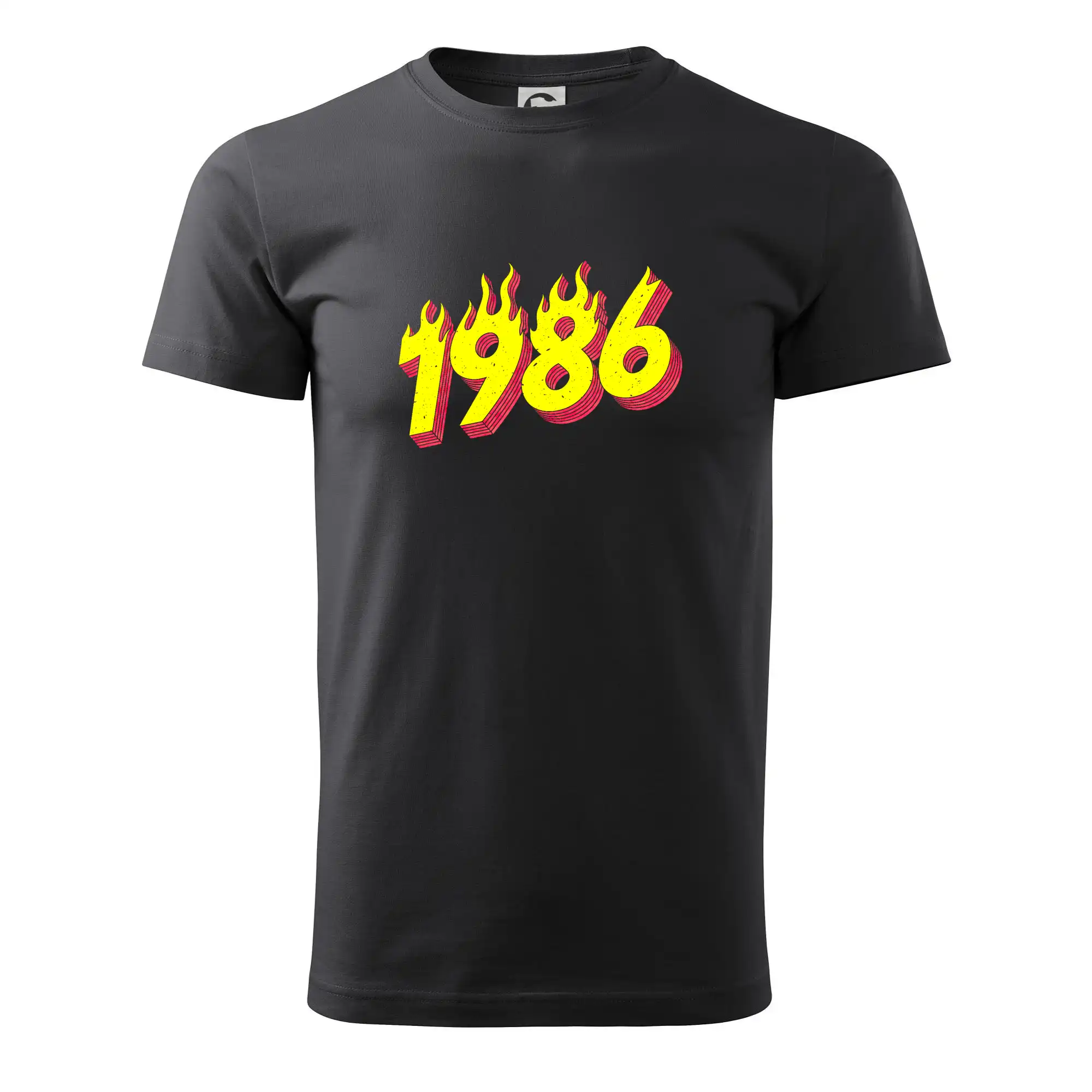 Trička s ročníkom 1986 - Narodeniny v ohni 1986 - Klasické pánske tričko vyššej gramáže
