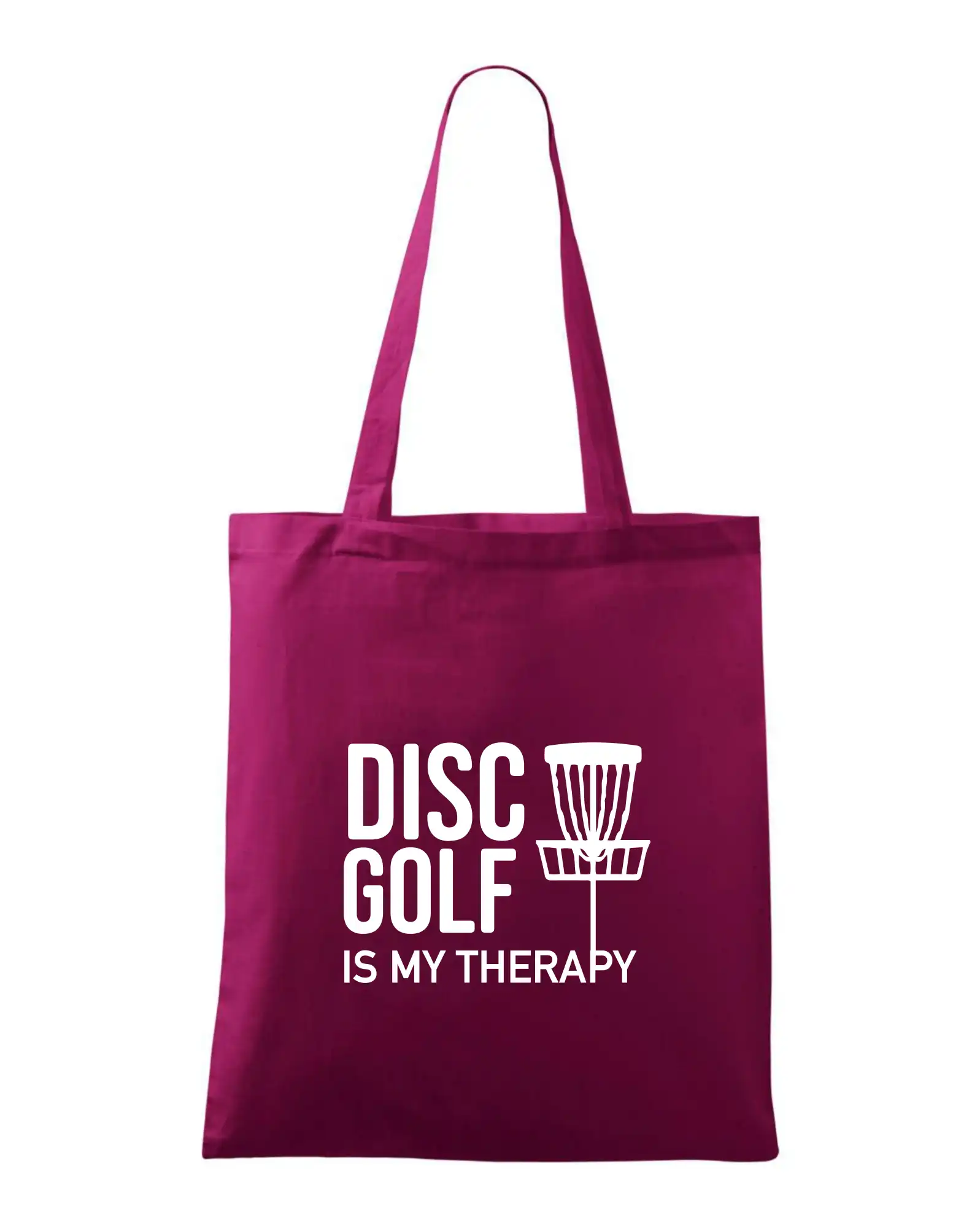 Disc golf is my therapy - Taška bavlnená