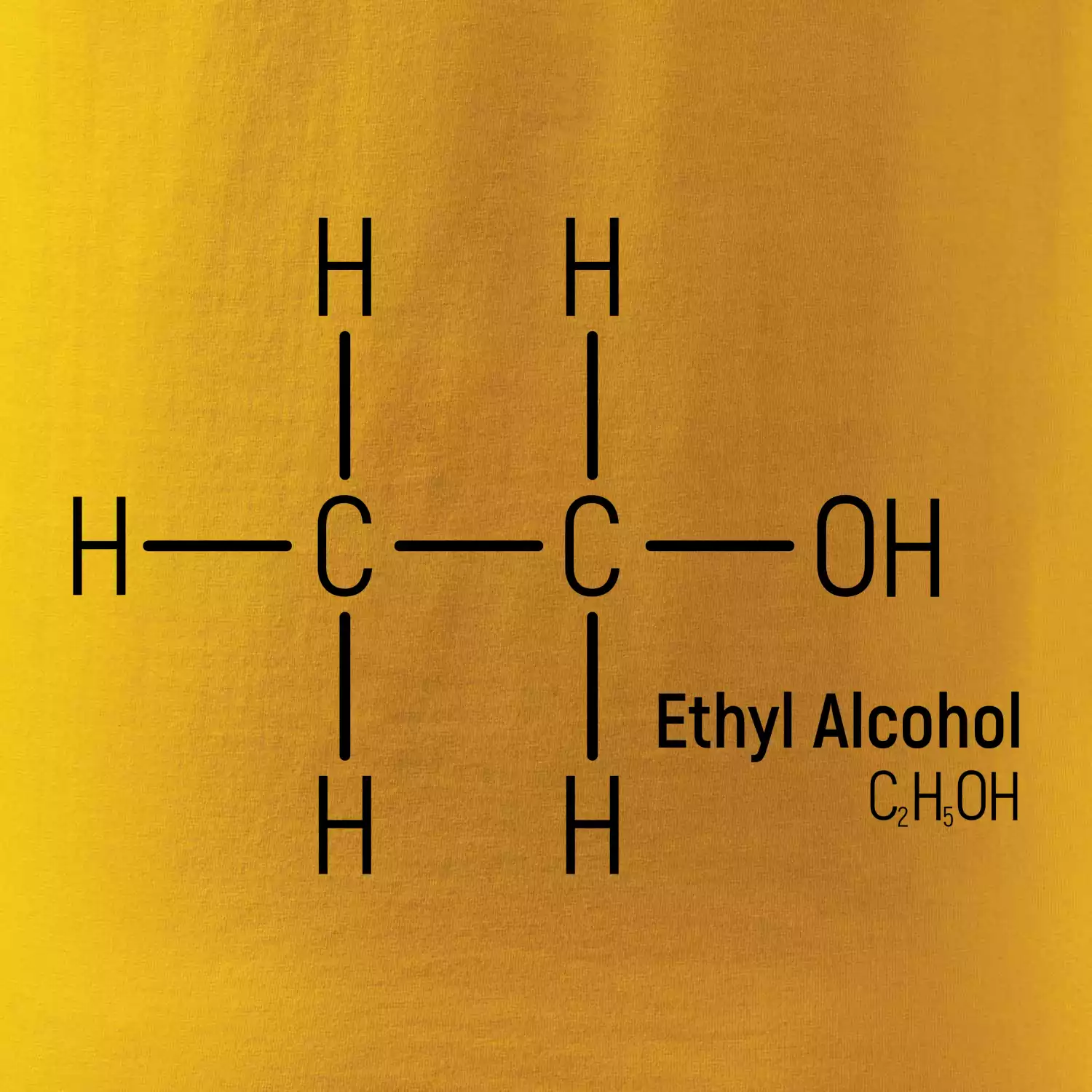 Molekulární struktura Ethanol