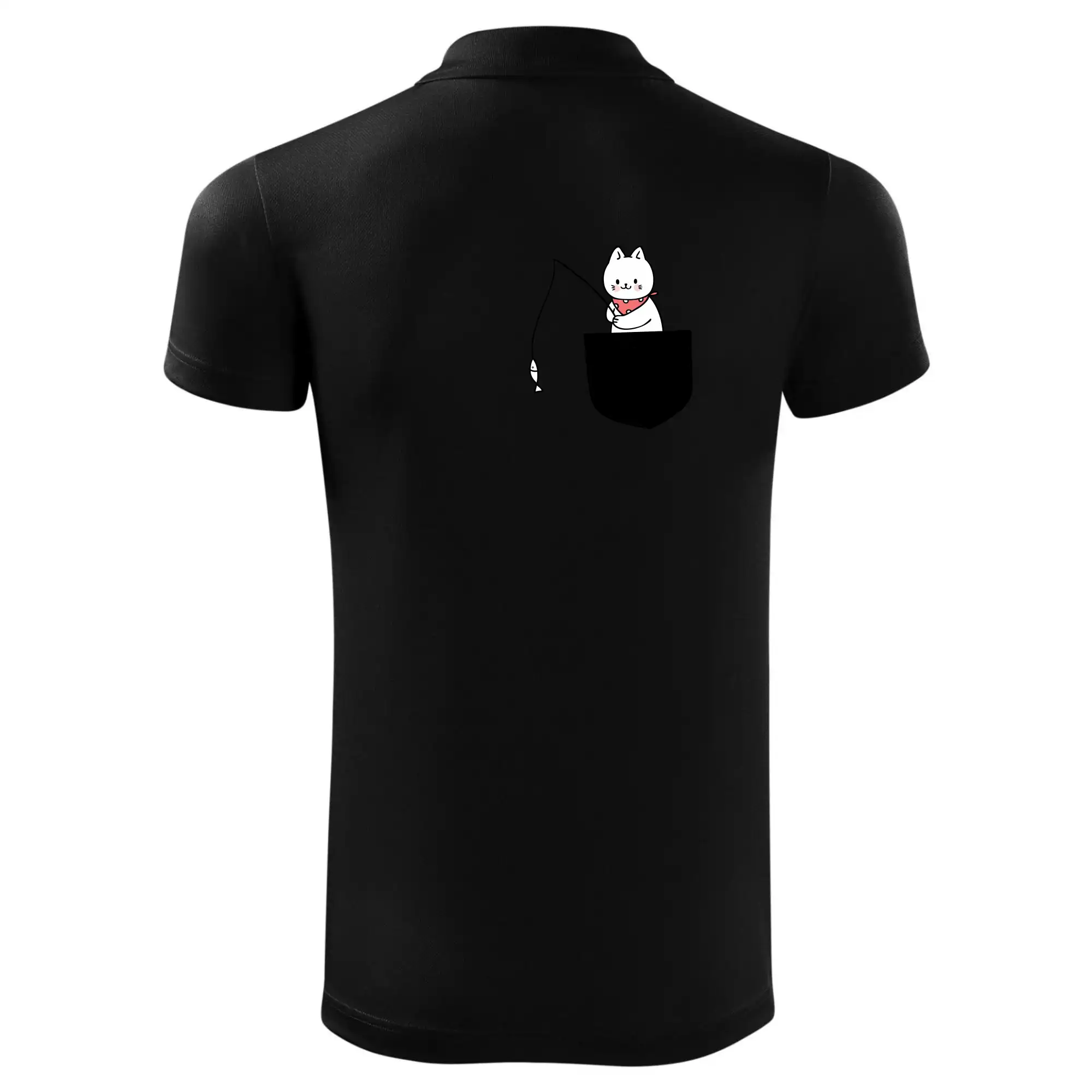 Kočka s rybou v kapse