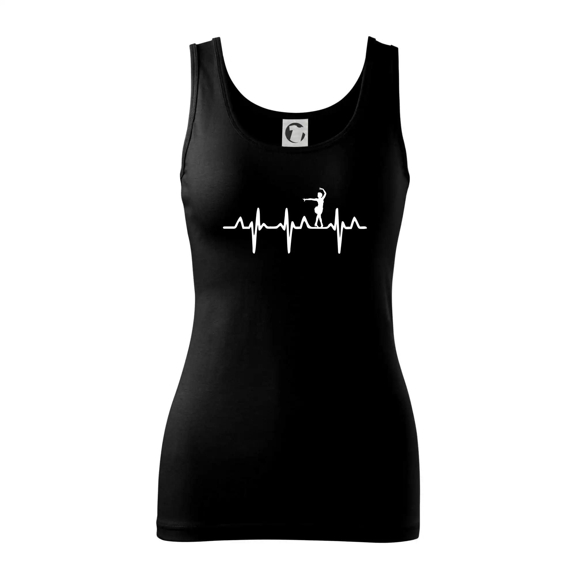 EKG tanečnice salsy